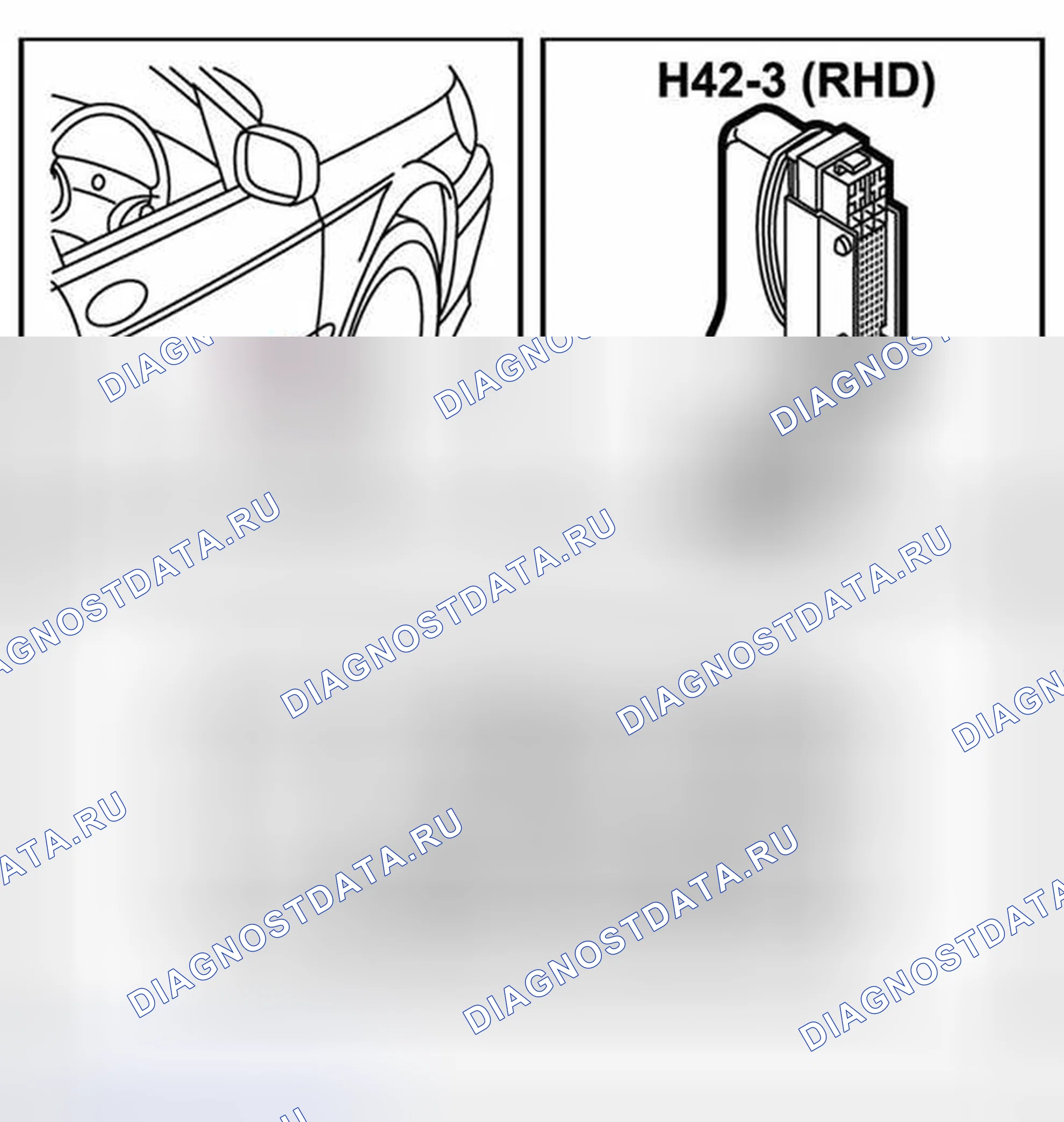 Рис. 270: Разъем H42-3. Kia Picanto II рестайлинг