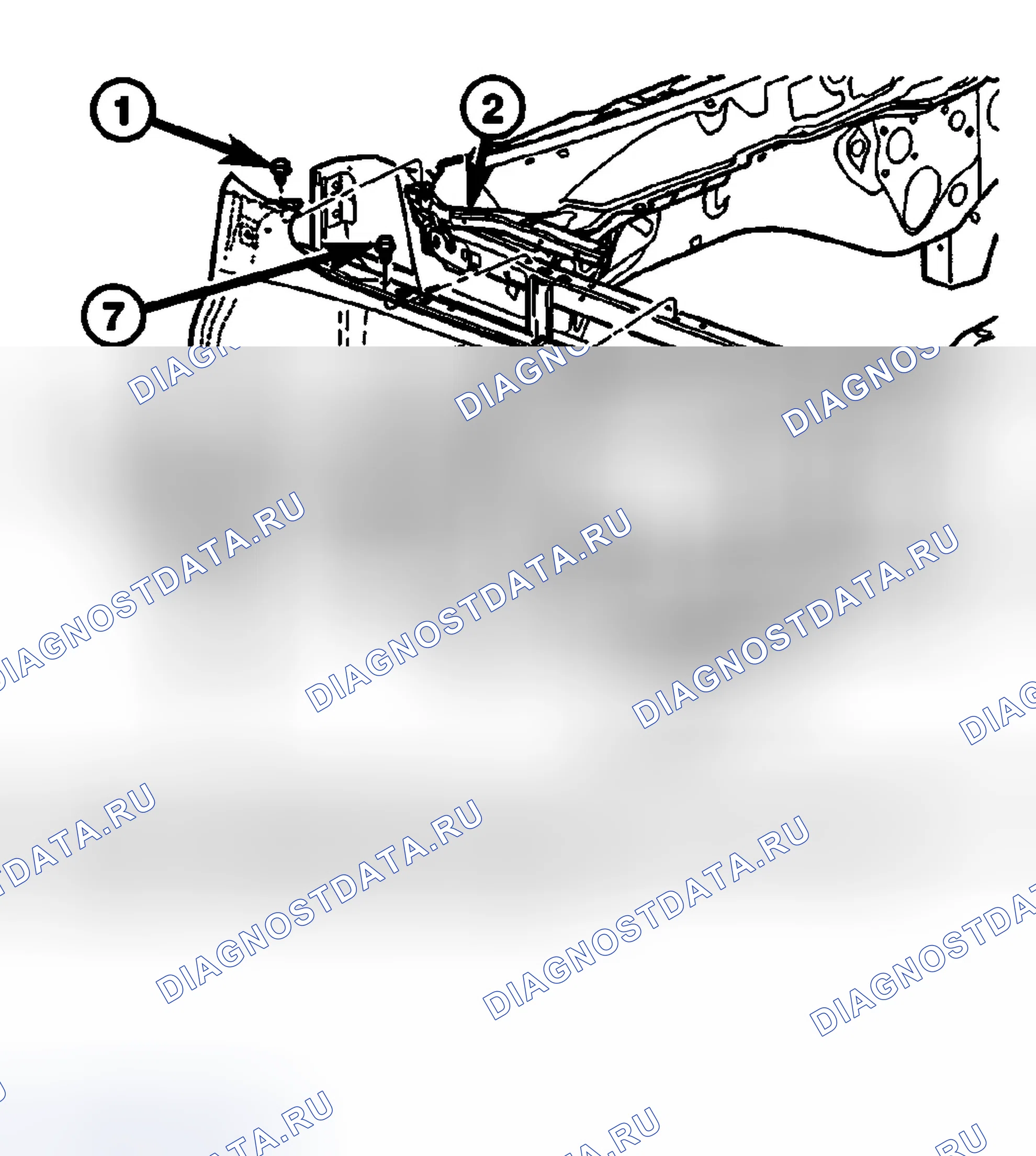 Рис. 7: ДЕМОНТАЖ. Dodge Pickup R3500 