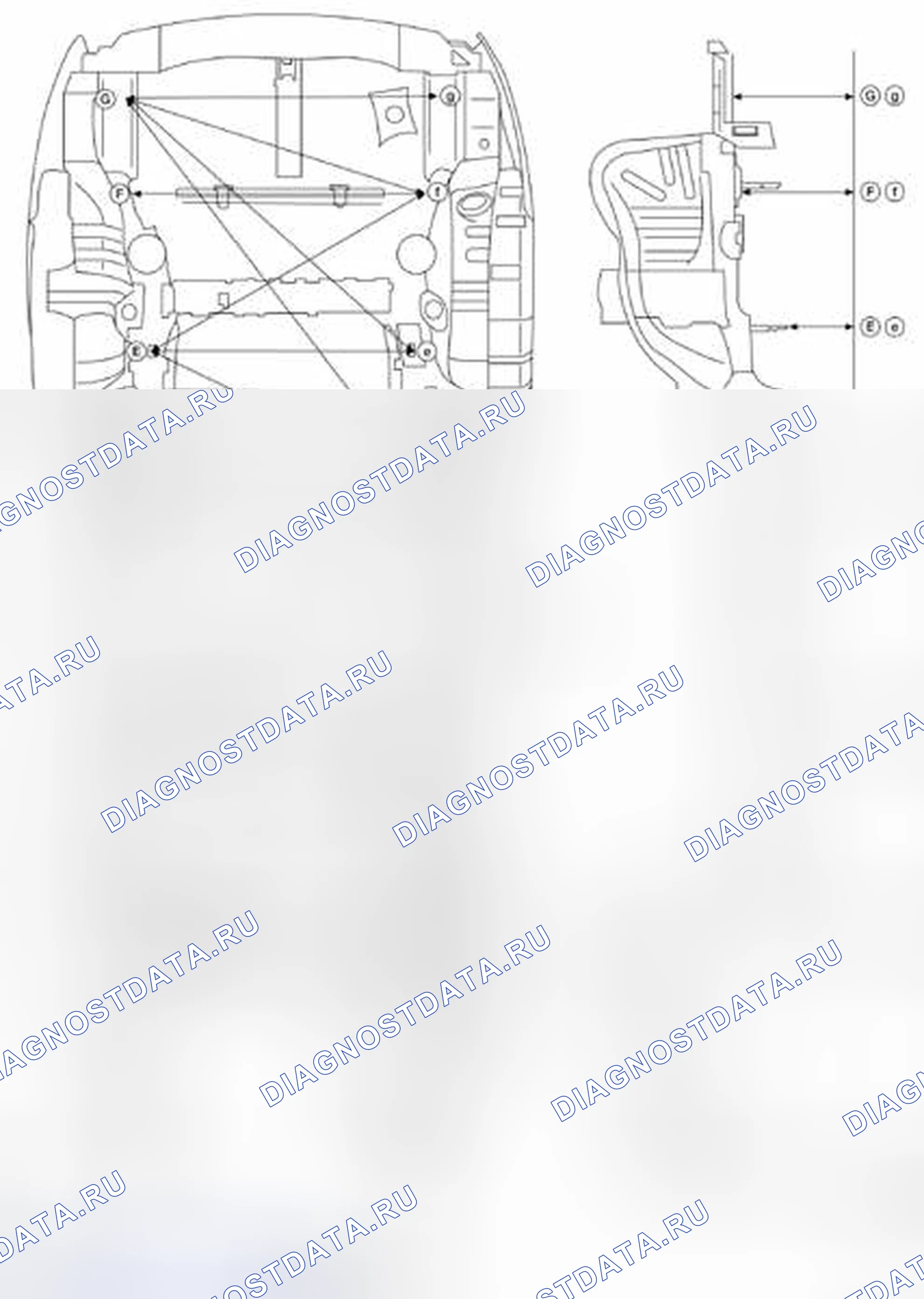 Рис. 387: ИЗМЕРЕНИЕ. Nissan Pathfinder IV рестайлинг