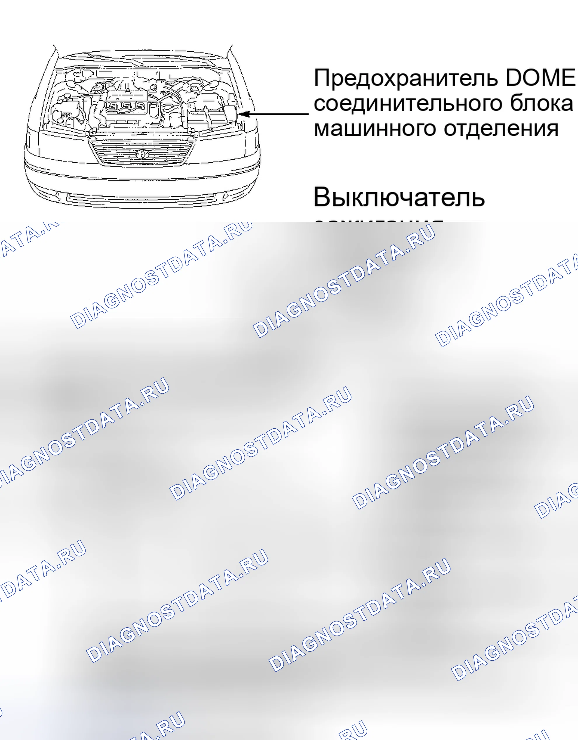 Рис. 40: РАСПОЛОЖЕНИЕ КОМПОНЕНТОВ. Toyota Land Cruiser 100