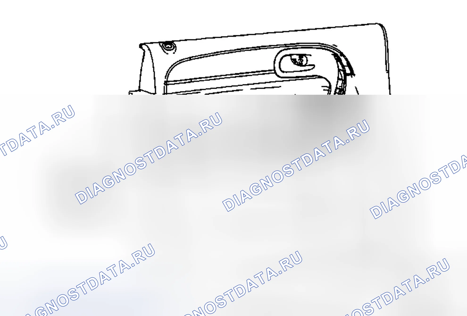 Рис. 10: Замена переключателя окна задней стороны двери (анклав). Chevrolet Traverse I