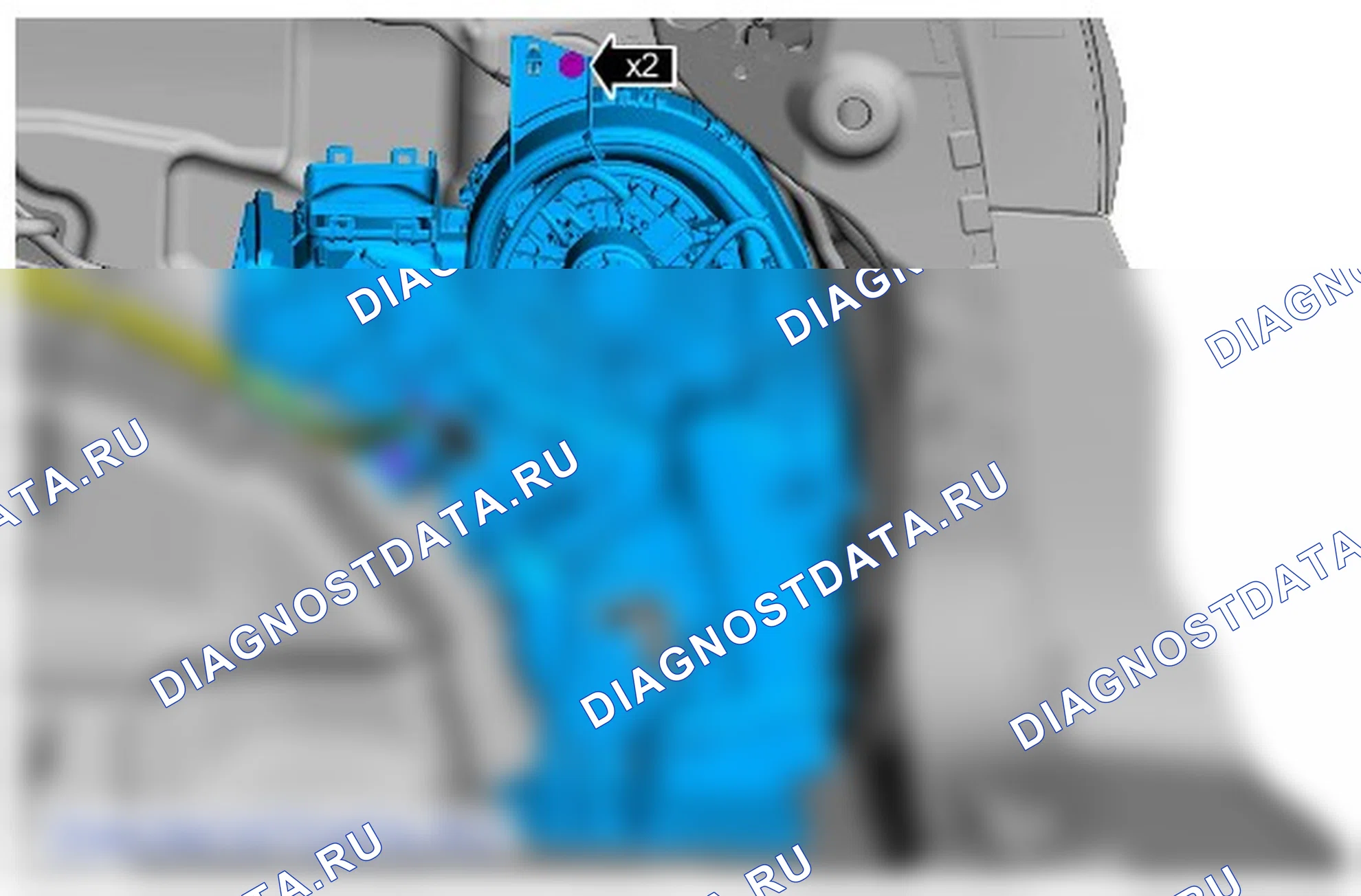 Как снять и установить задний корпус радиатора обогревателя. Ford Galaxy III