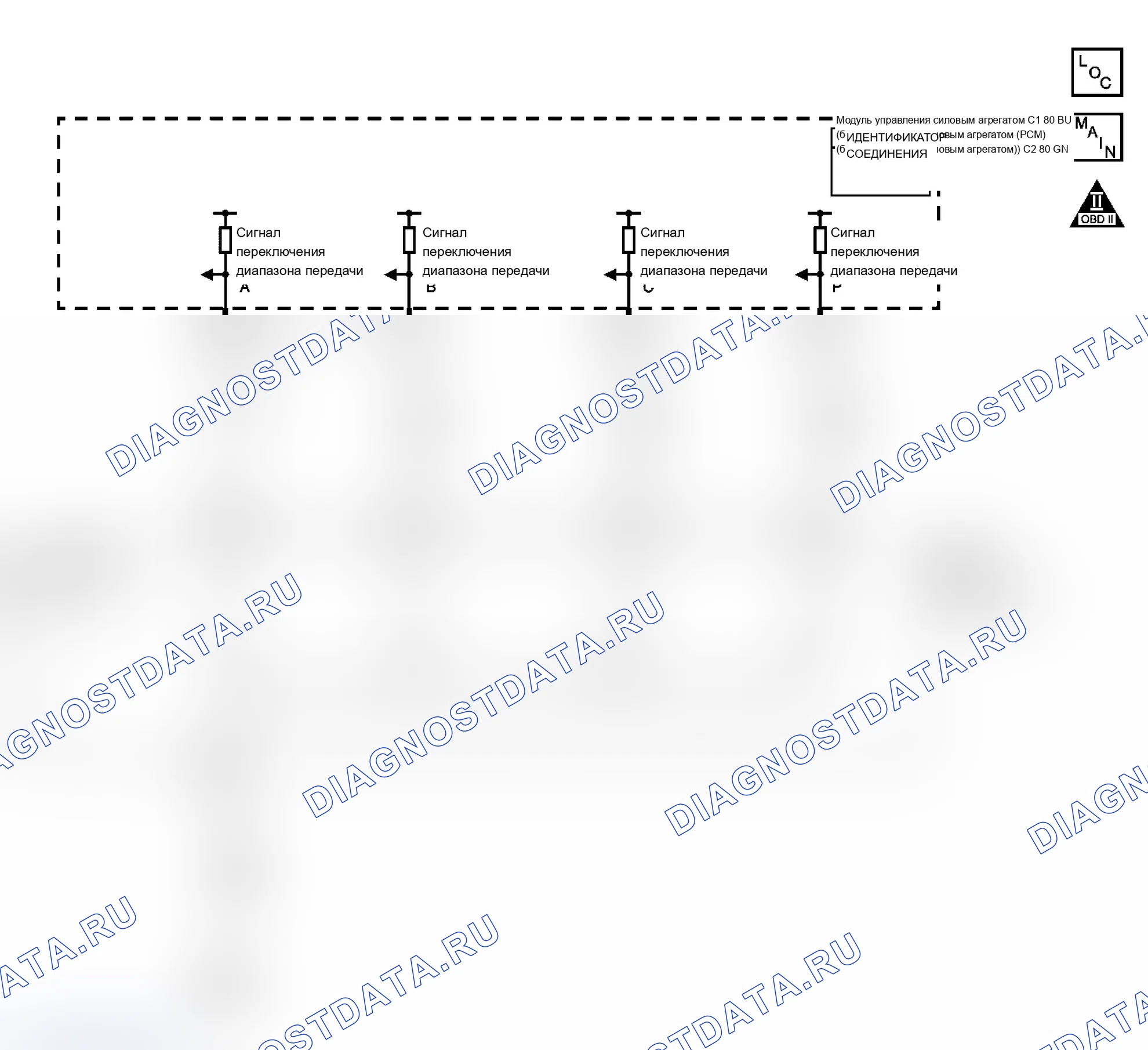 Рис. 144: P0706 расшифровка кода ошибки. Chevrolet Chevy Express G2500 