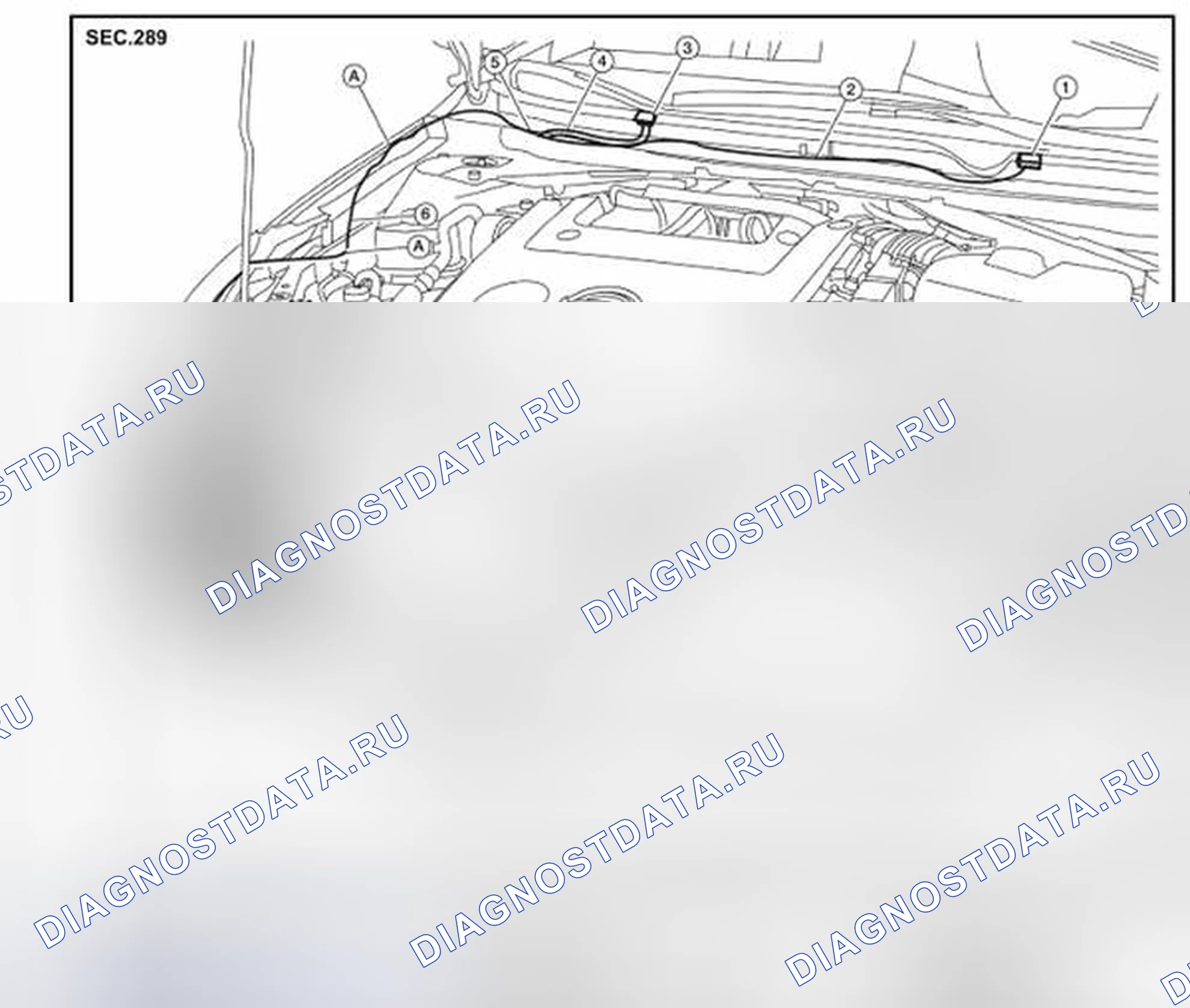 Рис. 38: ТРУБА ШАЙБЫ: компоновка. Nissan Altima L32 рестайлинг