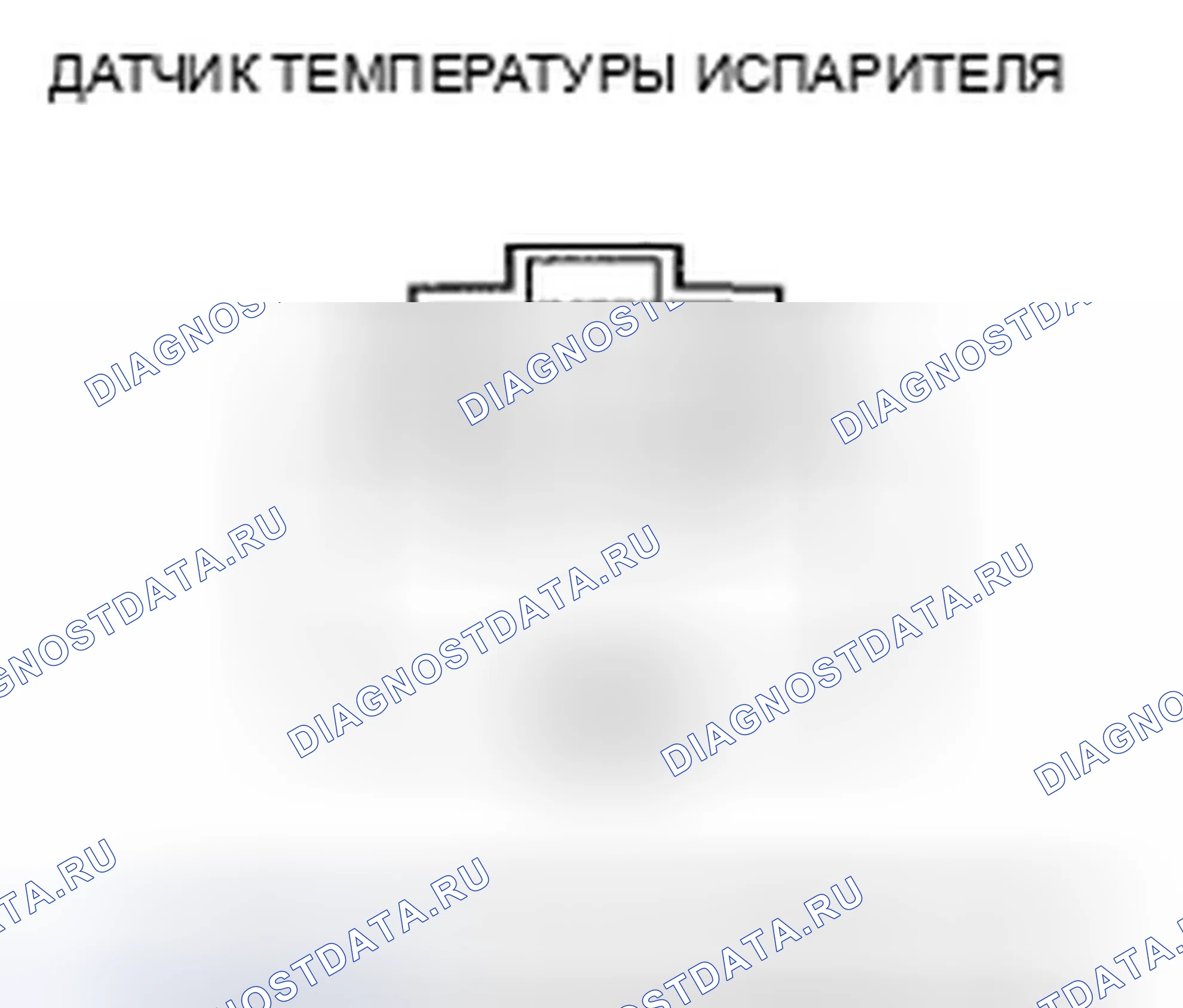 Рис. 40: Испытание датчика температуры испарителя. Honda Odyssey IV