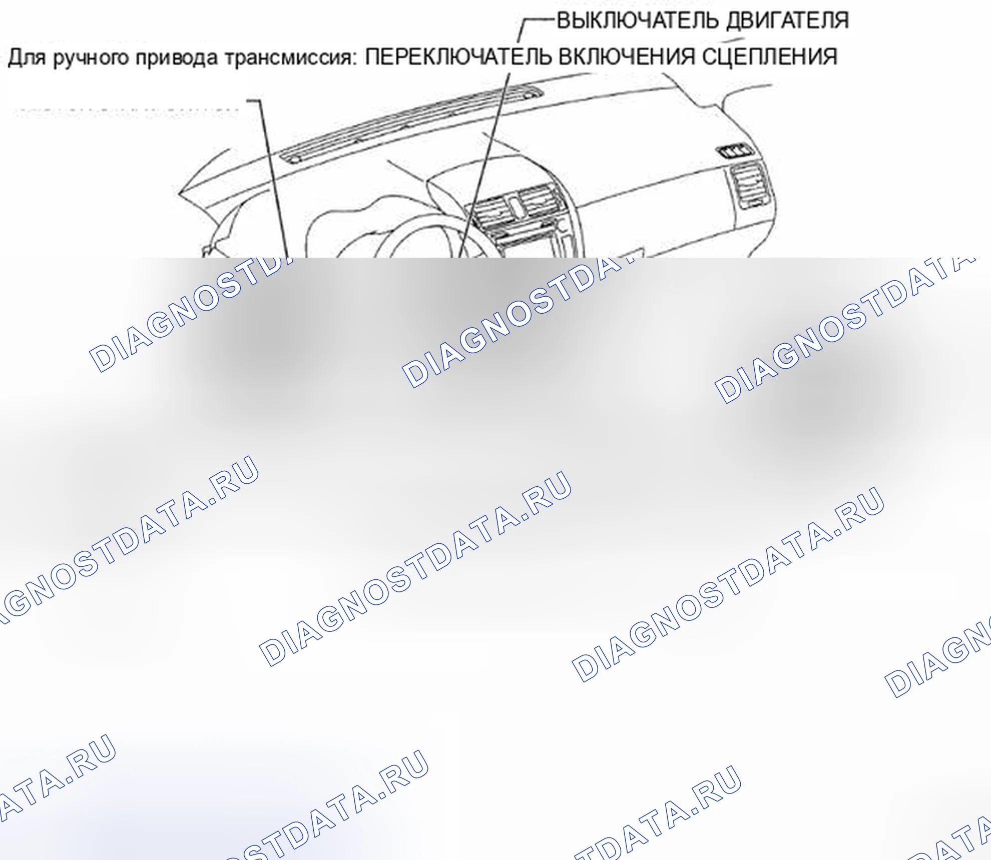 Рис. 54: Определение местоположения компонентов системы запуска (2 из 2). Toyota Corolla X