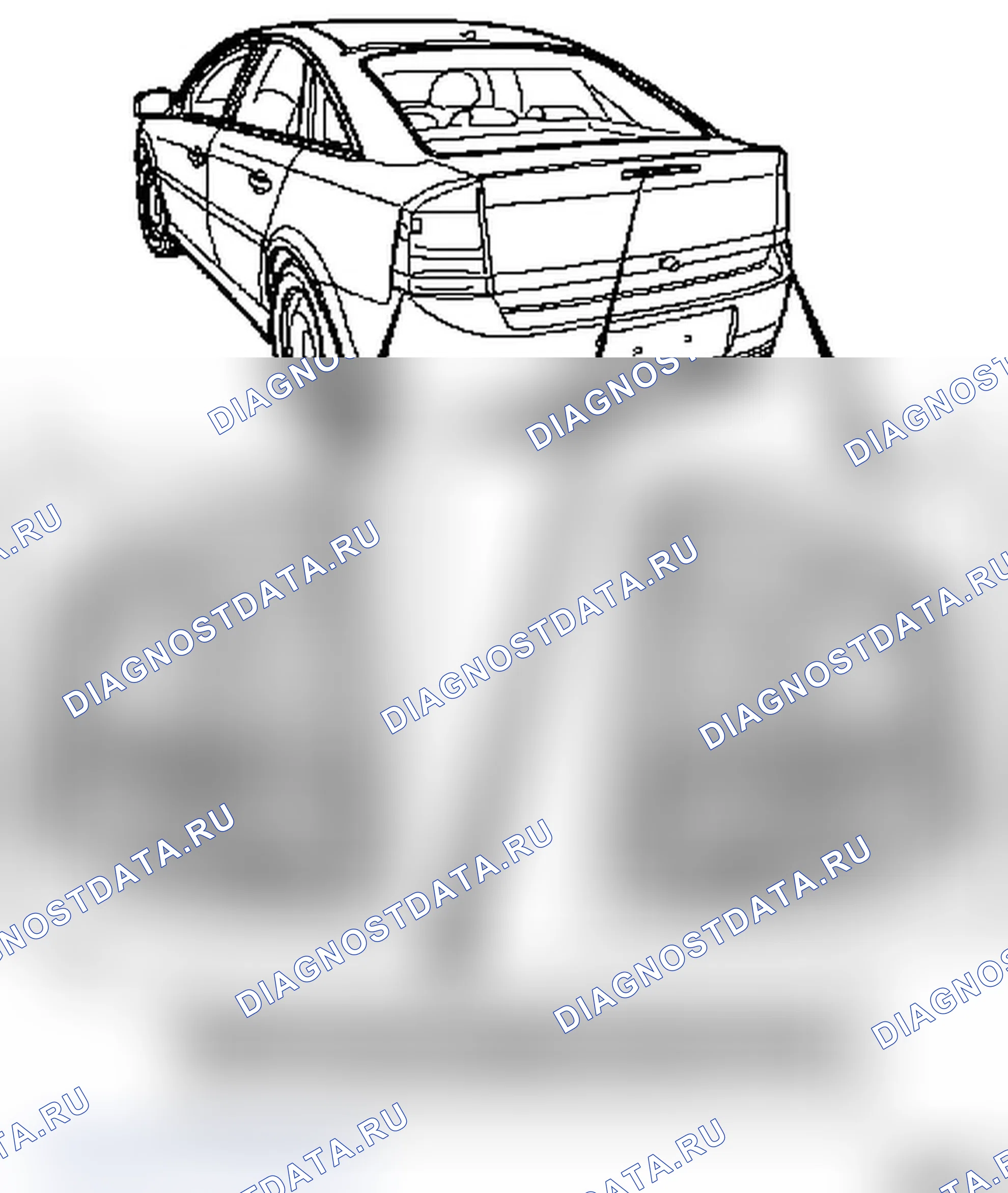 Задние фонари и 3-й стоп-сигнал. Opel Signum I рестайлинг