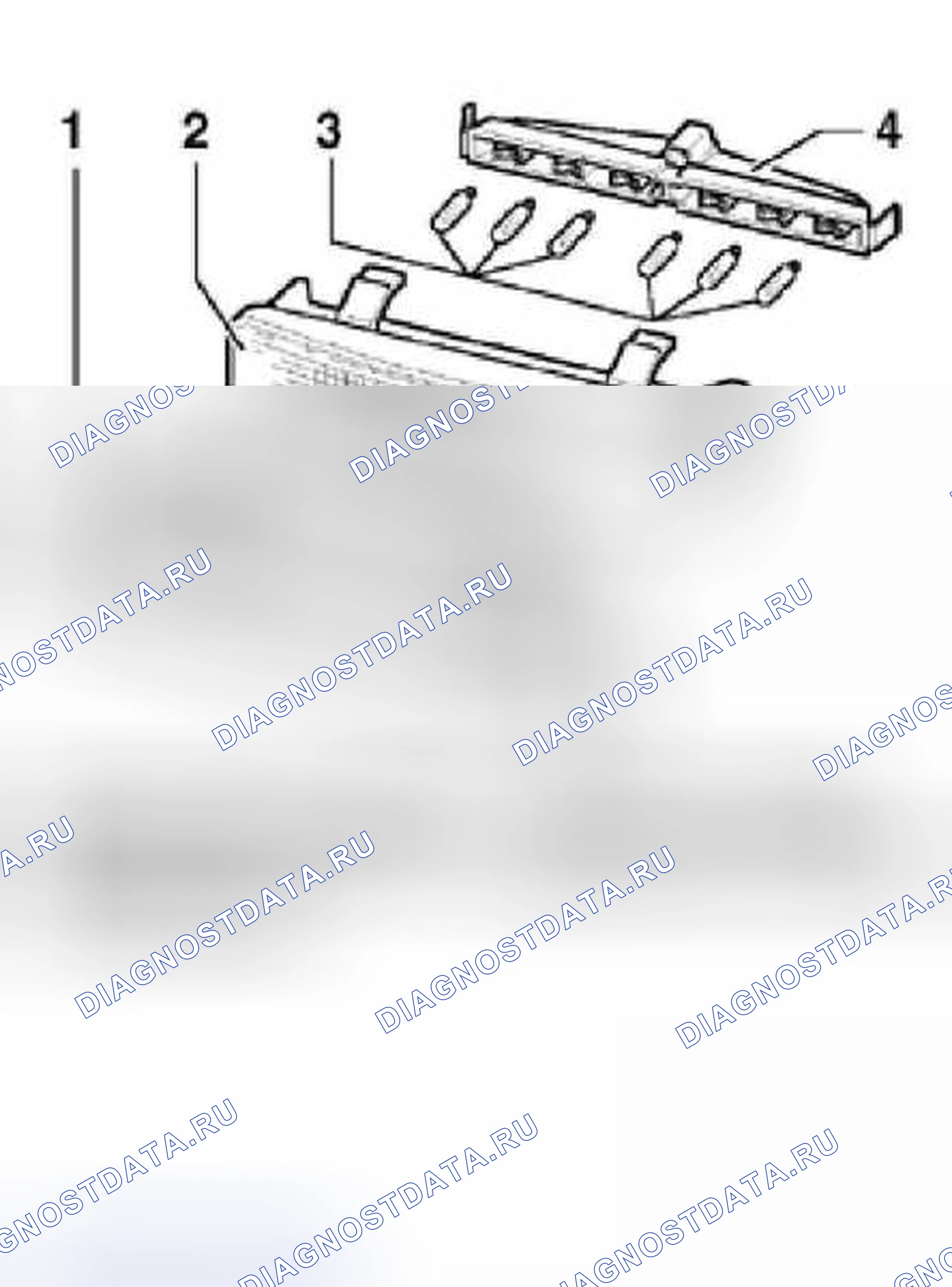 Рис. 28: Лампочки, замена. Volkswagen Jetta III