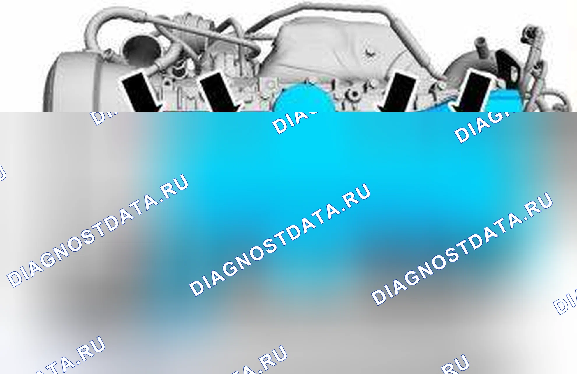 Рис. 100: ДЕМОНТАЖ. Volvo S40 II