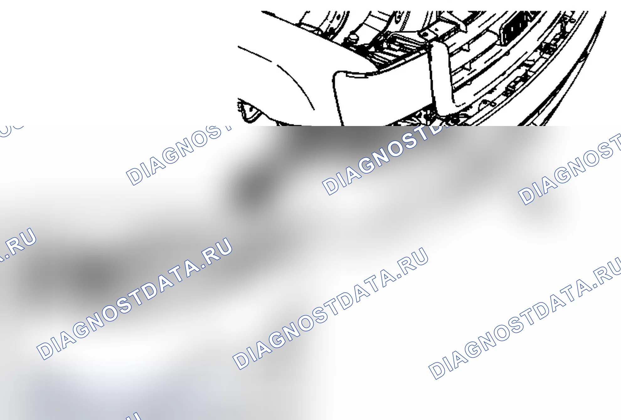 Рис. 7: Замена звукового сигнала - правая сторона (GMC). Chevrolet Silverado 2500 HD 