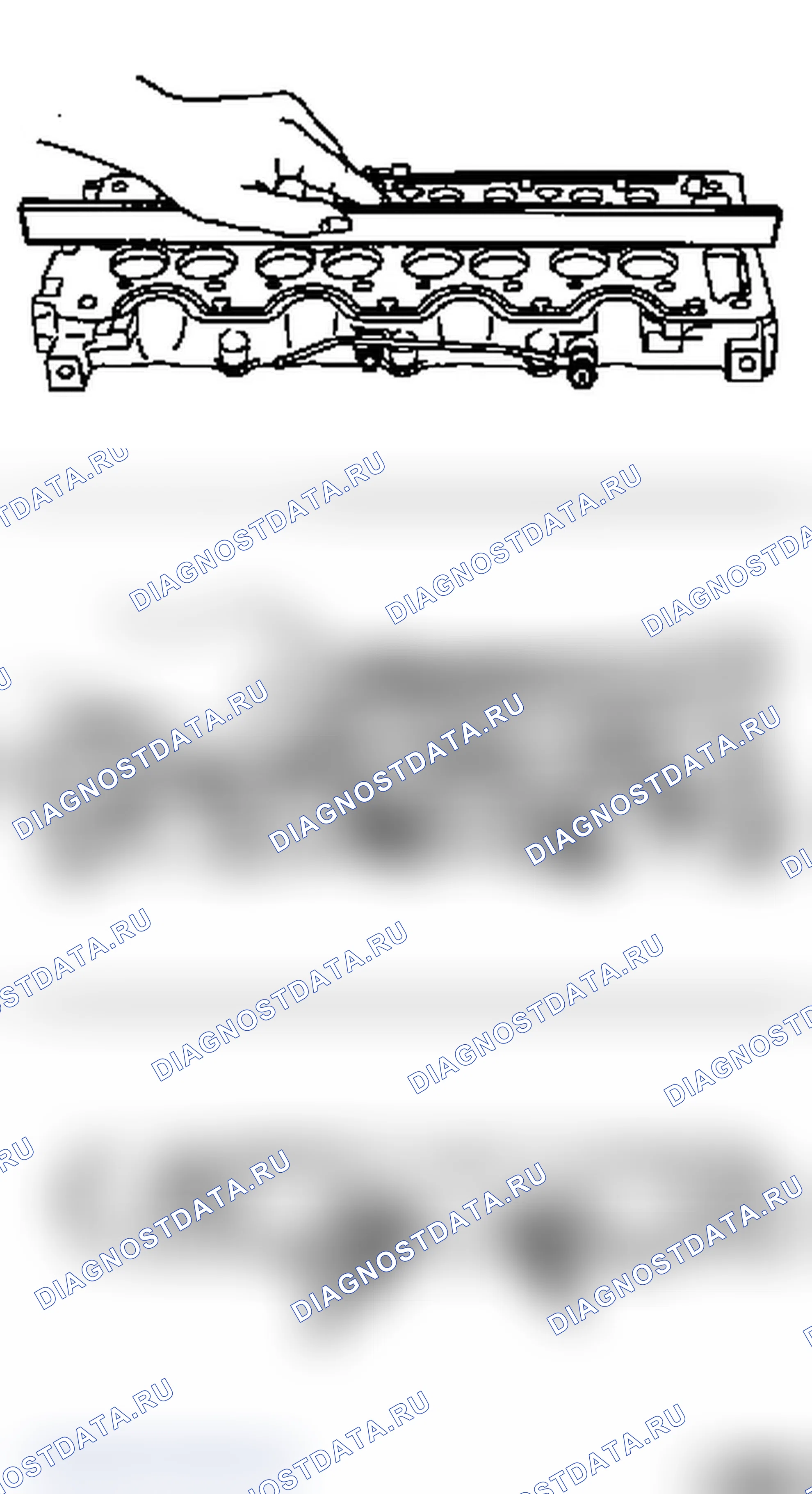Проверка плоскостности корпуса распредвалов. Opel Corsa D