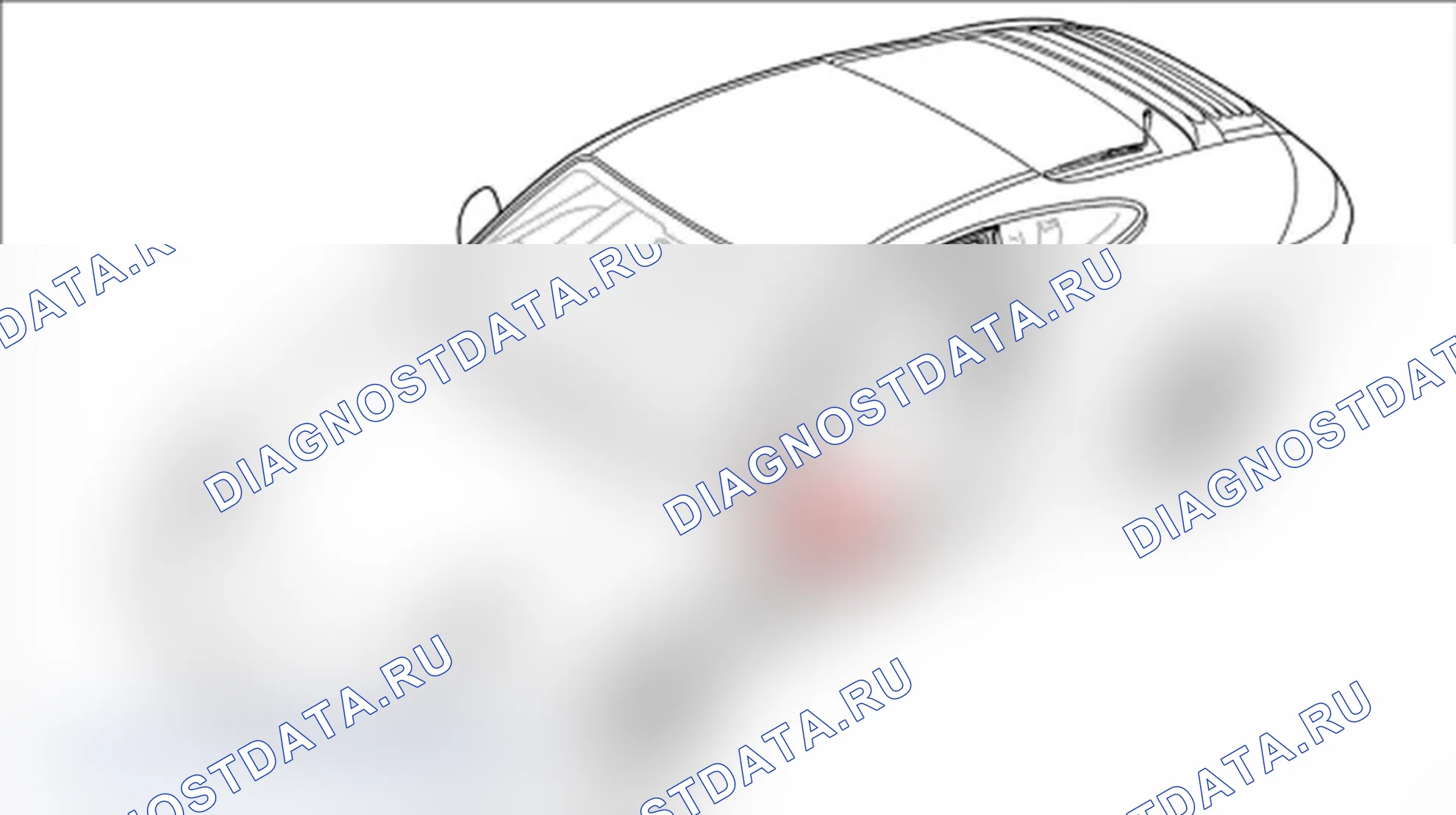 Рис. 95: Удаление резинового уплотнения для двери. Porsche 911 GT3 997