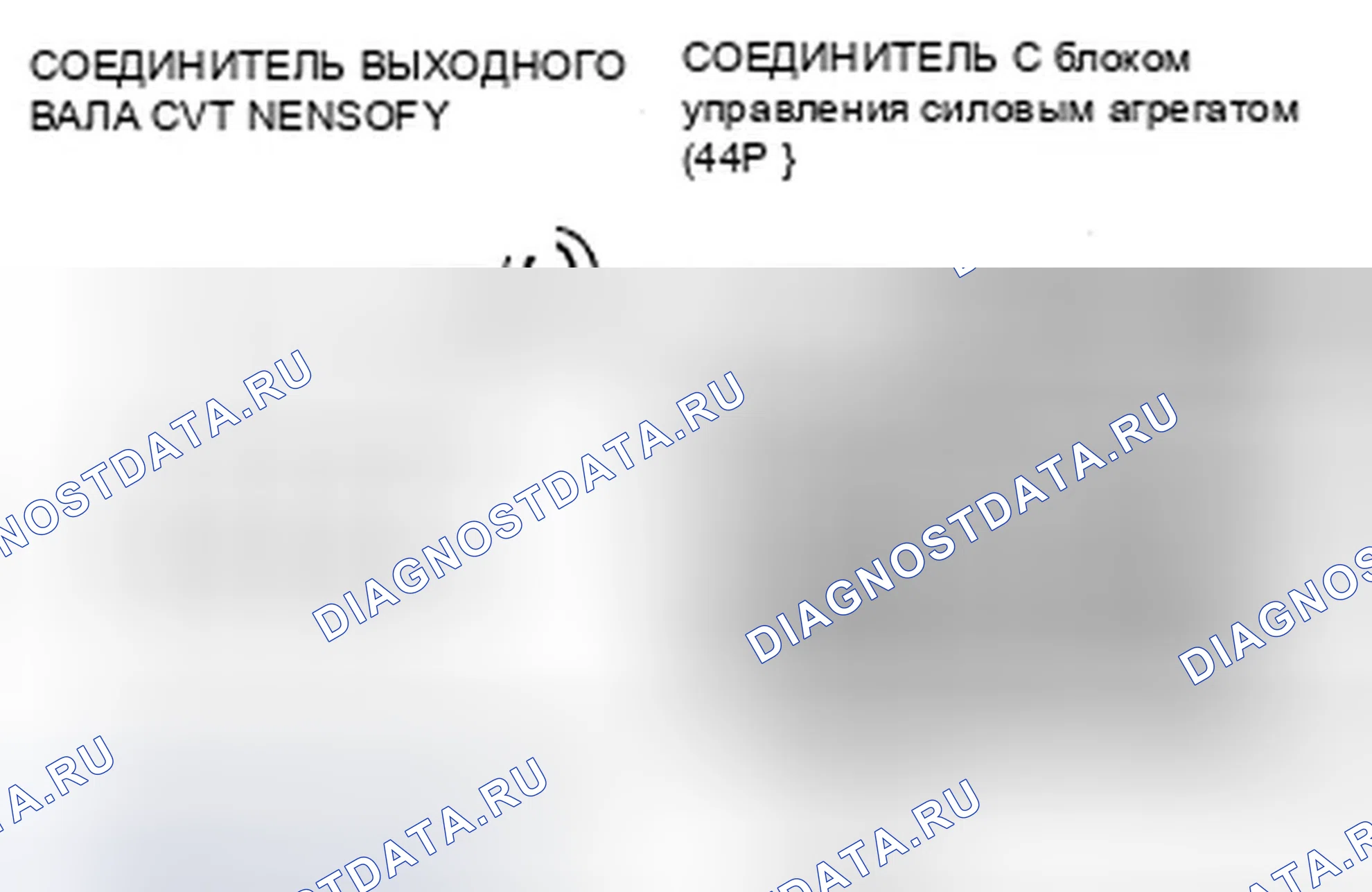 Рис. 336: расшифровка кода ошибки P0722: Проблема в цепи датчика скорости выходного вала (ведомого шкива) вариатора (без ввода сигнала). Honda Civic VIII рестайлинг