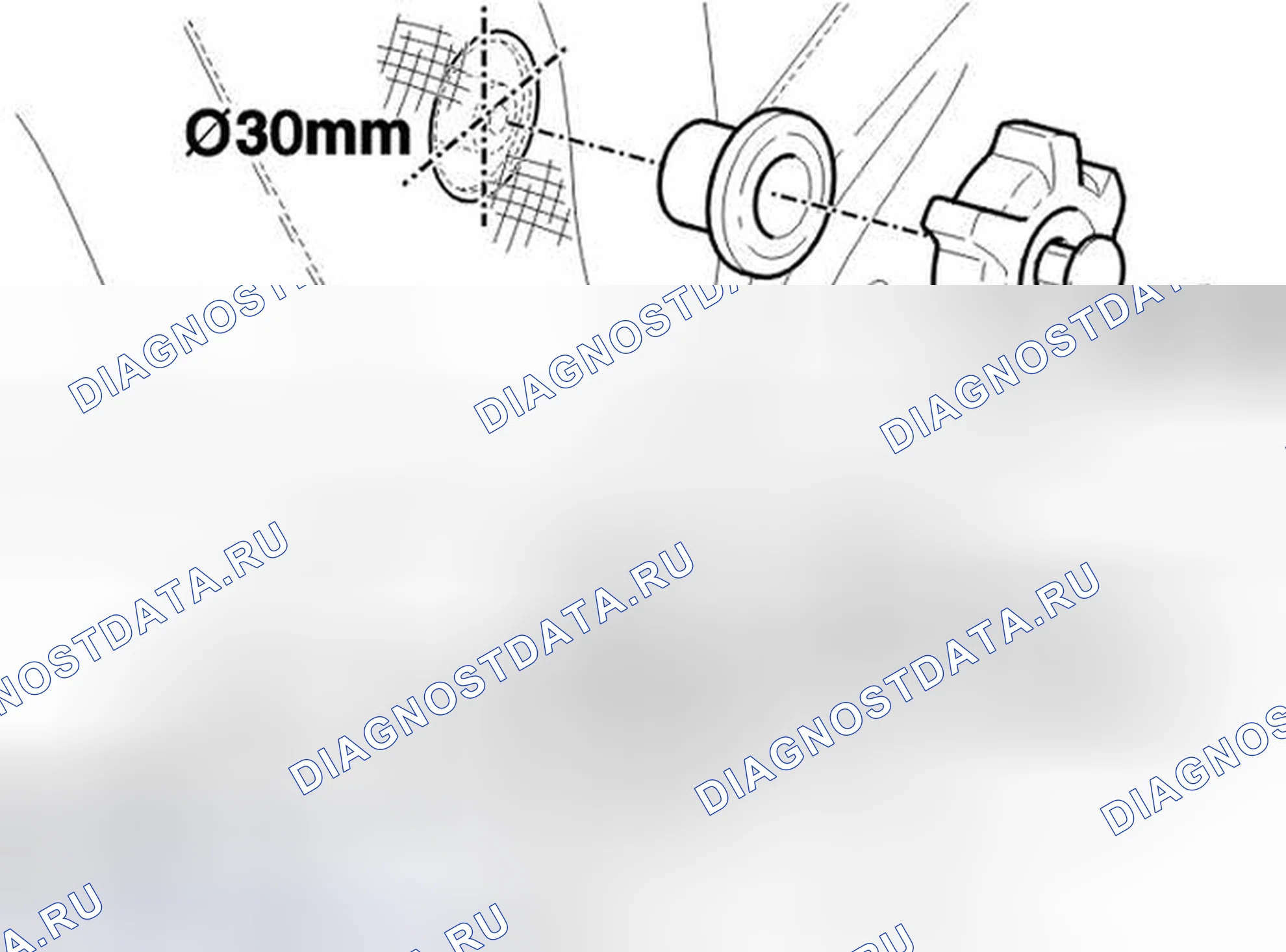 Рис. 23: Установка ручек регулировки на сиденье. Volvo S40 I рестайлинг