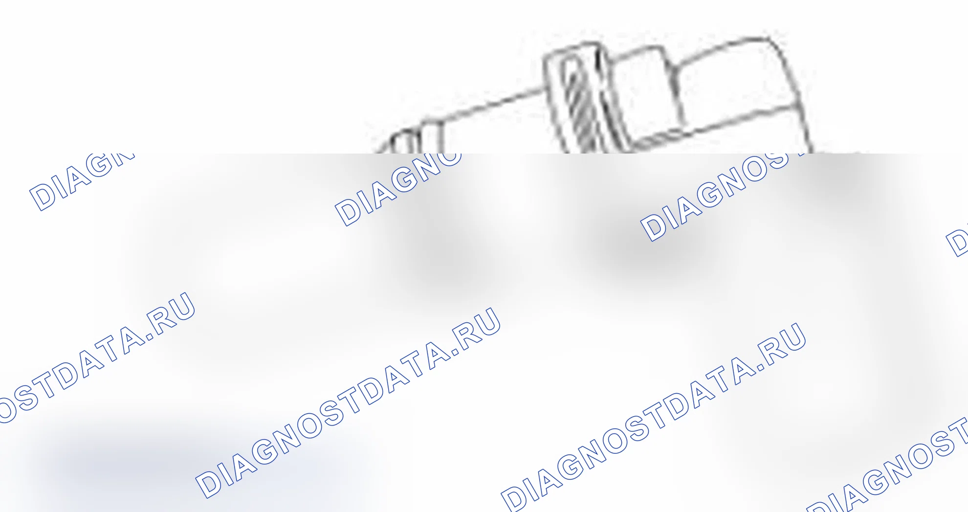 Рис. 124: Датчик скорости выходного вала (OSS). Ford Cutaway E350 Super Duty 