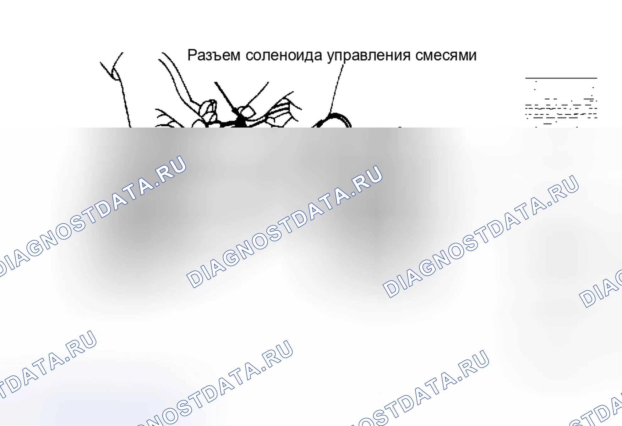 Рис. 17: Соленоид управления смесью (режим работы). Isuzu Amigo I