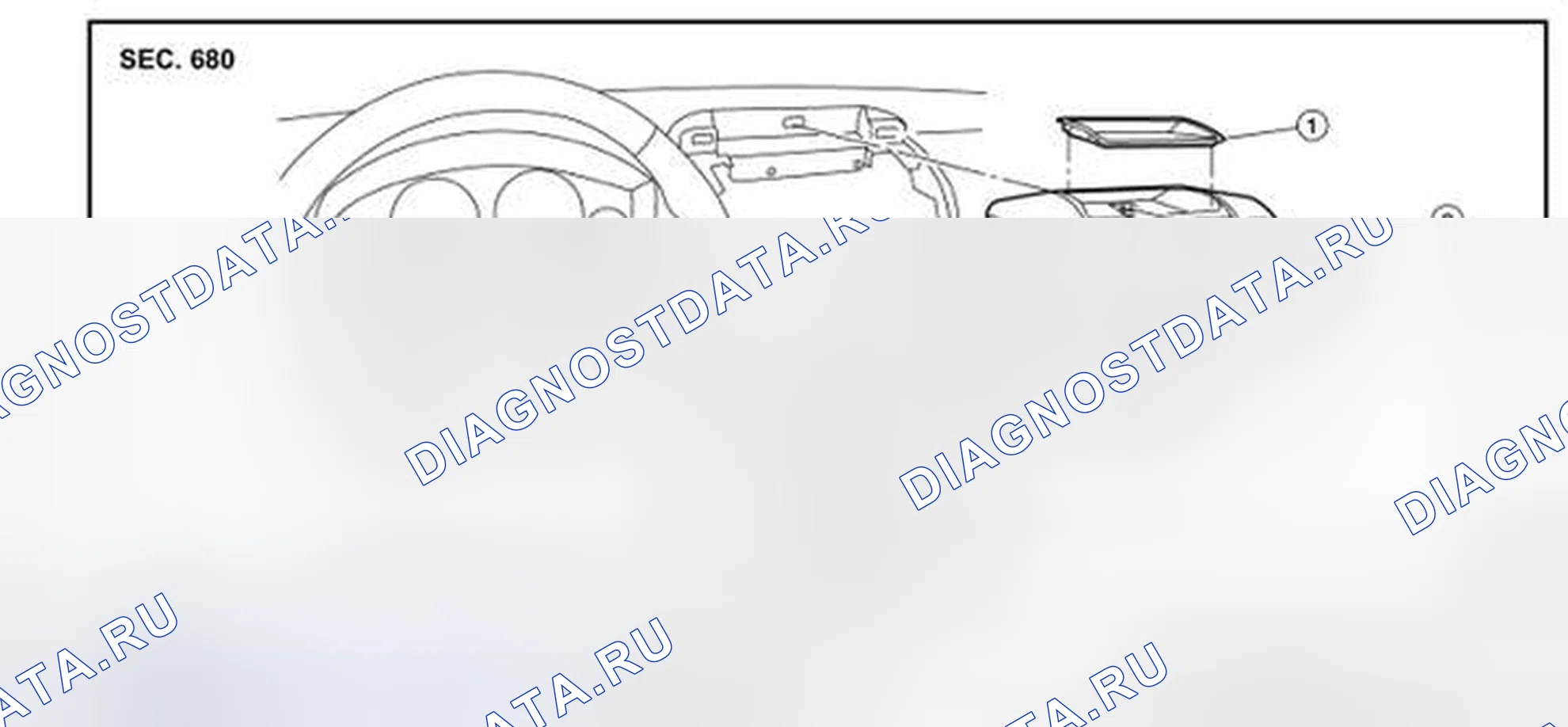 Рис. 81: БЕЗ БЛОКА ИНДИКАЦИИ. Nissan Pathfinder III рестайлинг