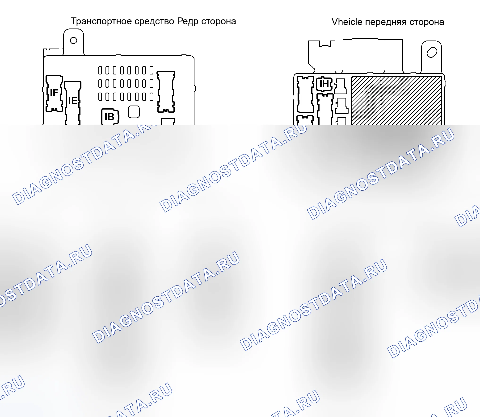 Рис. 3: КЛЕММЫ ЭБУ. Toyota 4Runner IV