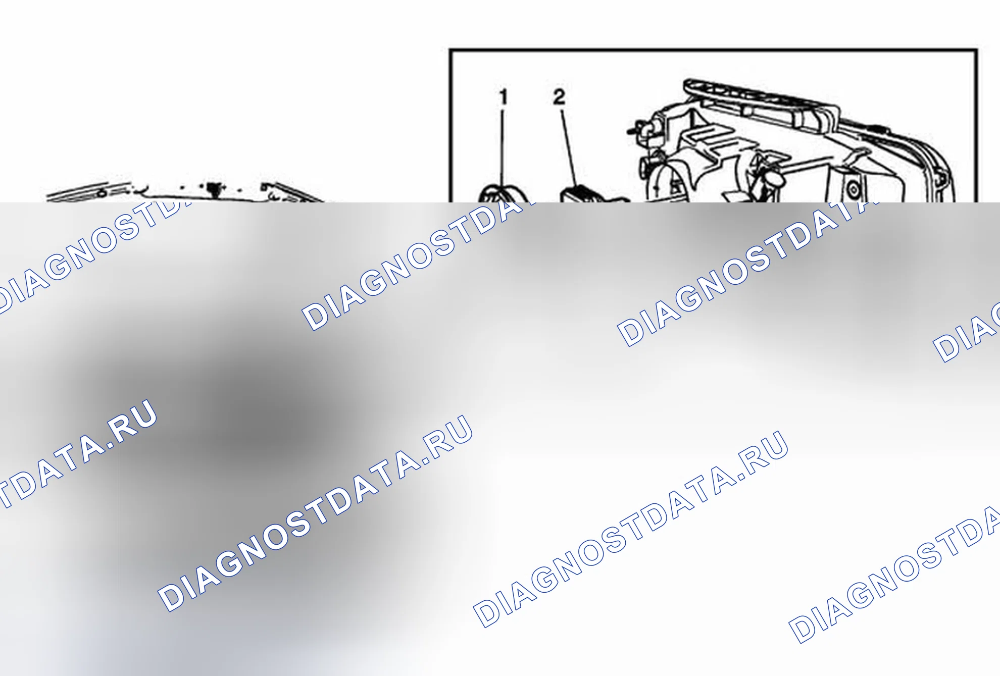 Рис. 20: Замена лампы фары (СС HID). Chevrolet Camaro V