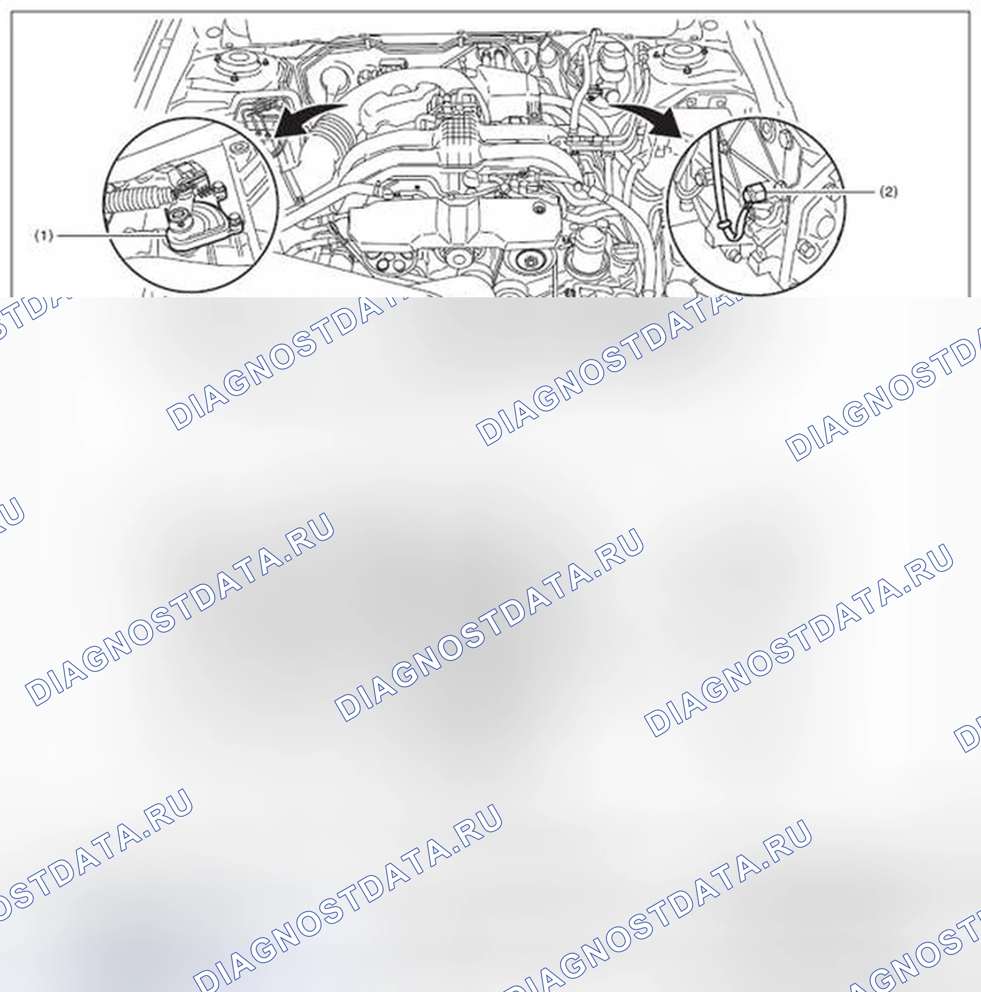 Рис. 5: РАСПОЛОЖЕНИЕ. Subaru Legacy BM/BR рестайлинг