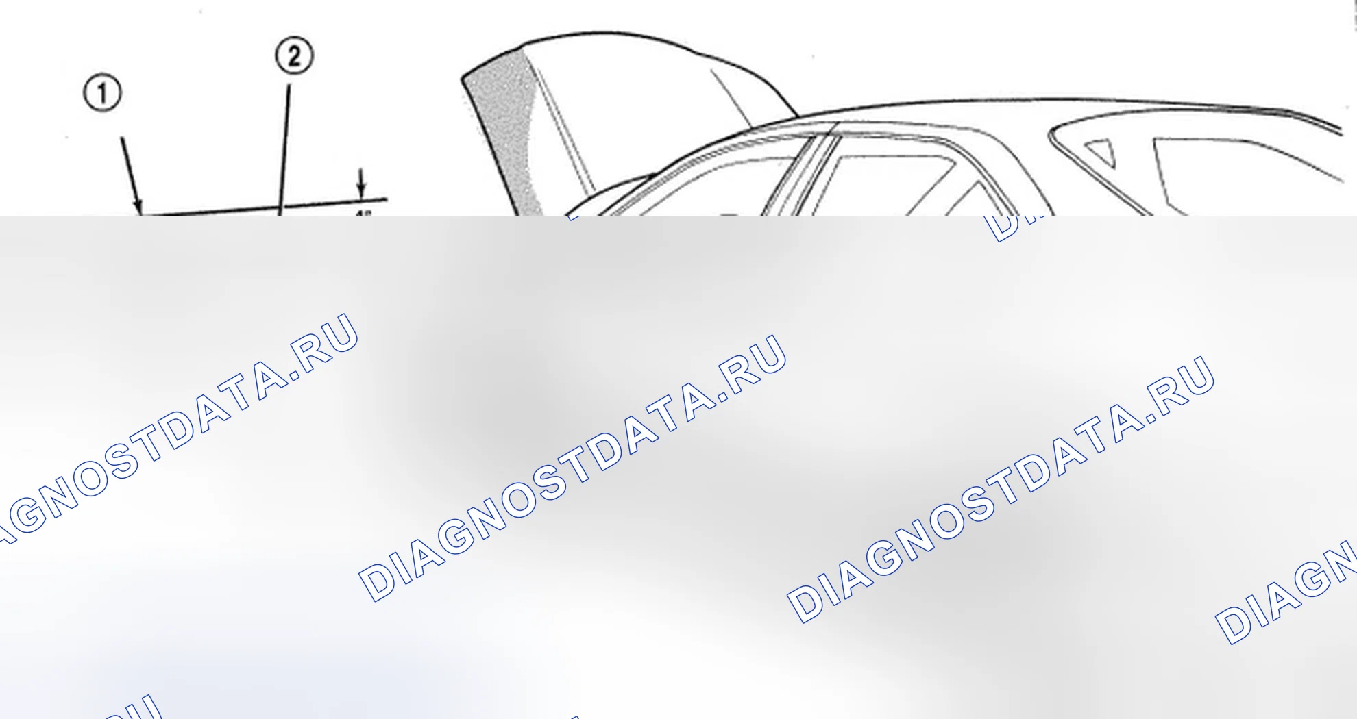 Рис. 3: РЕГУЛИРОВКА ПРОТИВОТУМАННЫХ ФАР. Dodge Avenger II