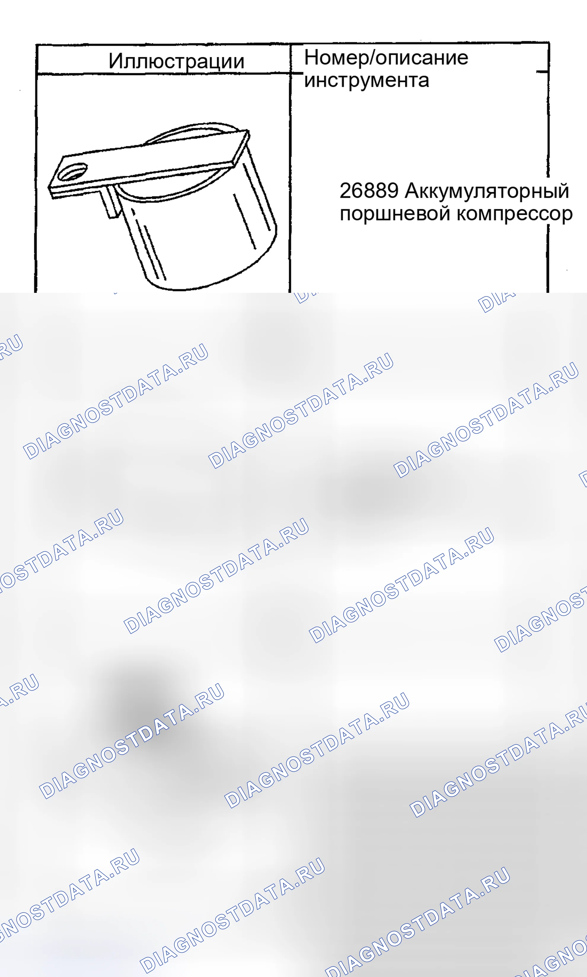Рис. 104: СПЕЦИАЛЬНЫЕ ИНСТРУМЕНТЫ И ОБОРУДОВАНИЕ. Mercedes-Benz Citan W420