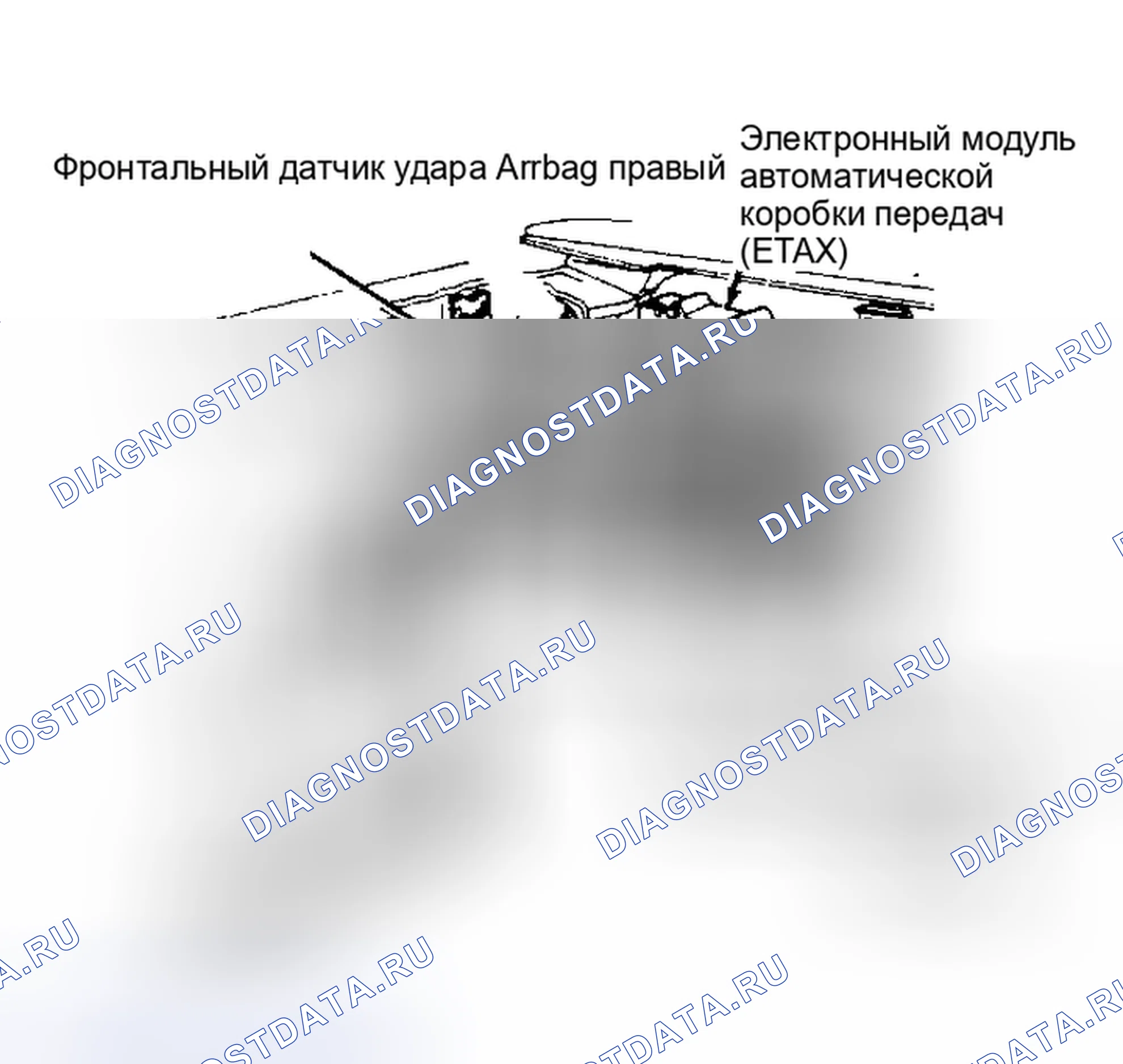 Рис. 9: Расположение компонентов (2 из 15). Chrysler LeBaron III