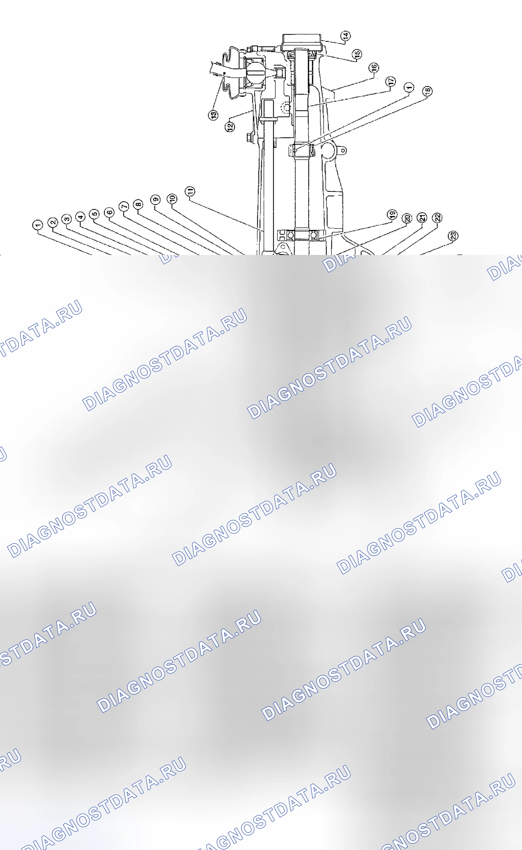 Рис. 15: ПОПЕРЕЧНОЕ СЕЧЕНИЕ. Honda Odyssey (North America) I