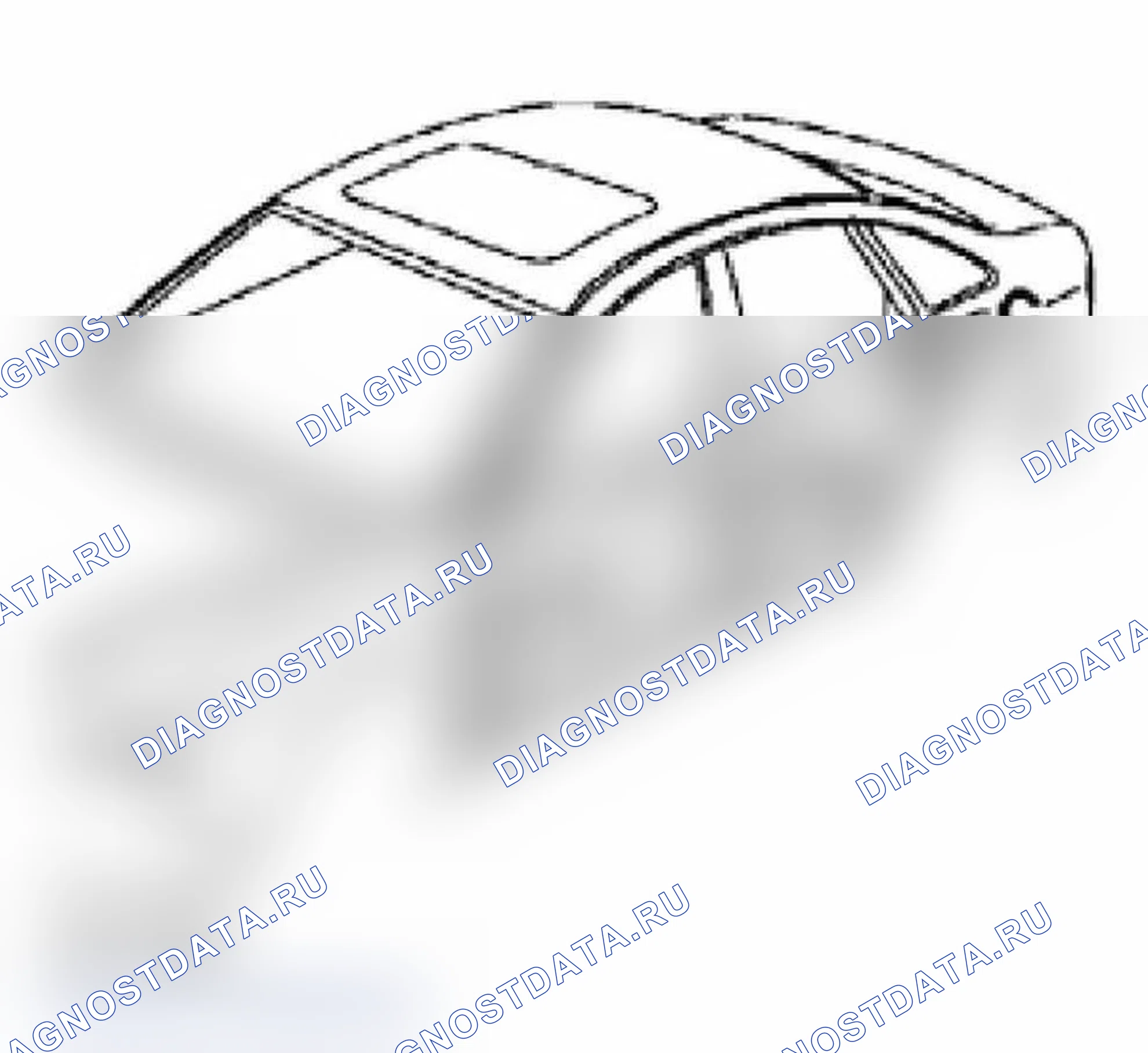 Рис. 27: Щели панели для задней двери. Audi A6 C5