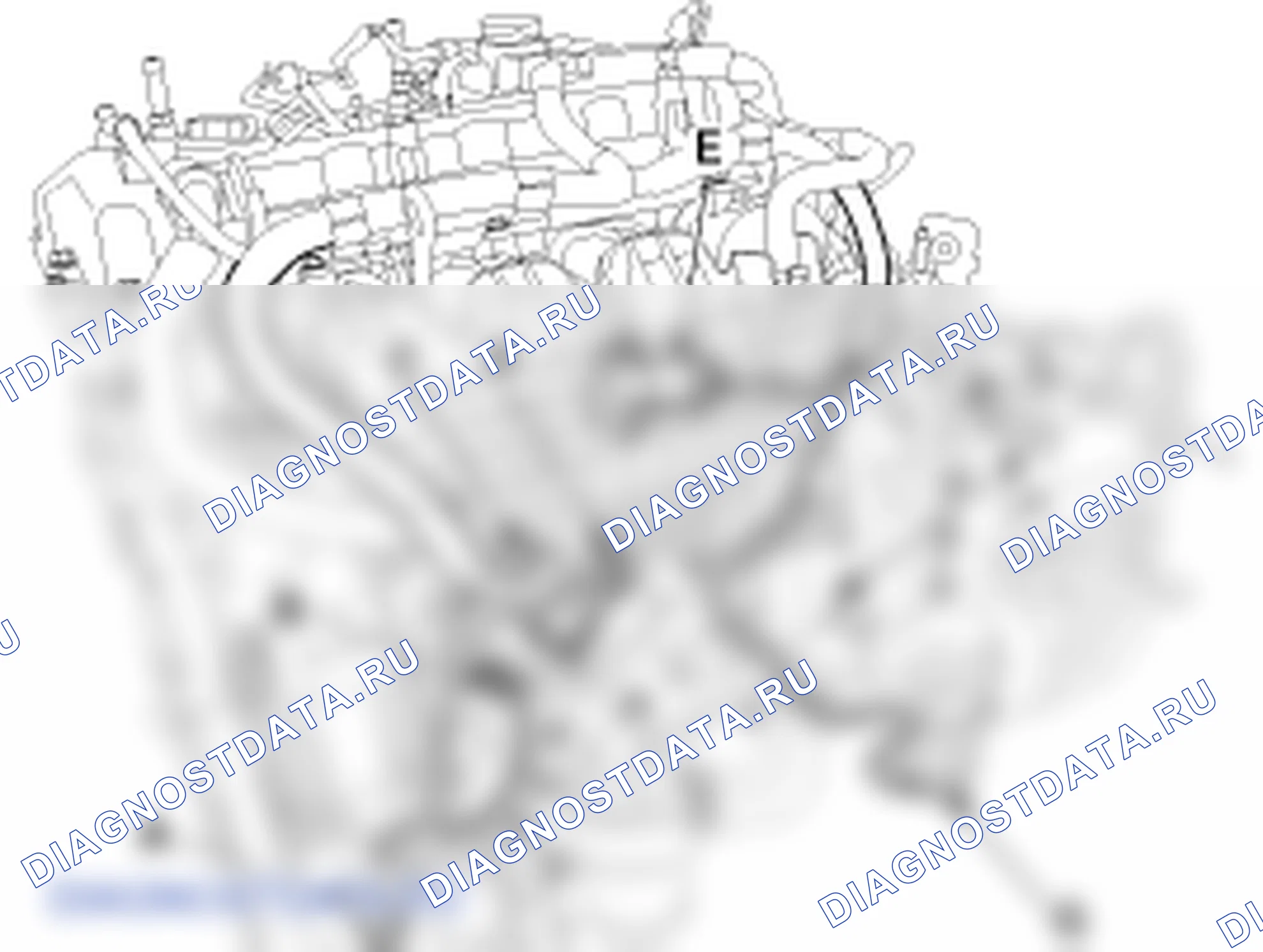 Снятие впускного коллектора. Hyundai Santafe Sport DMA