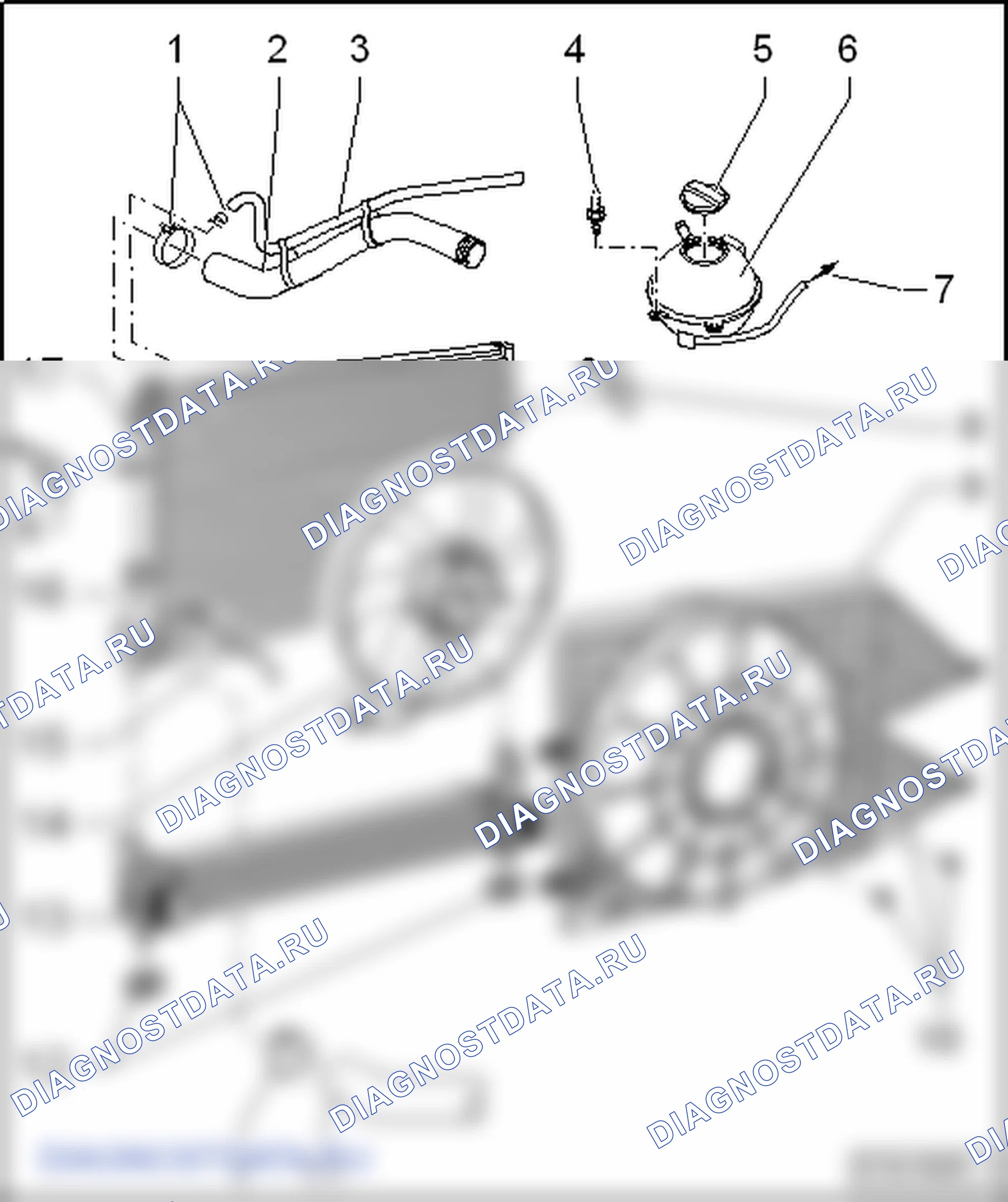 Части системы охлаждения: Снятие и установка. SEAT Ibiza IV