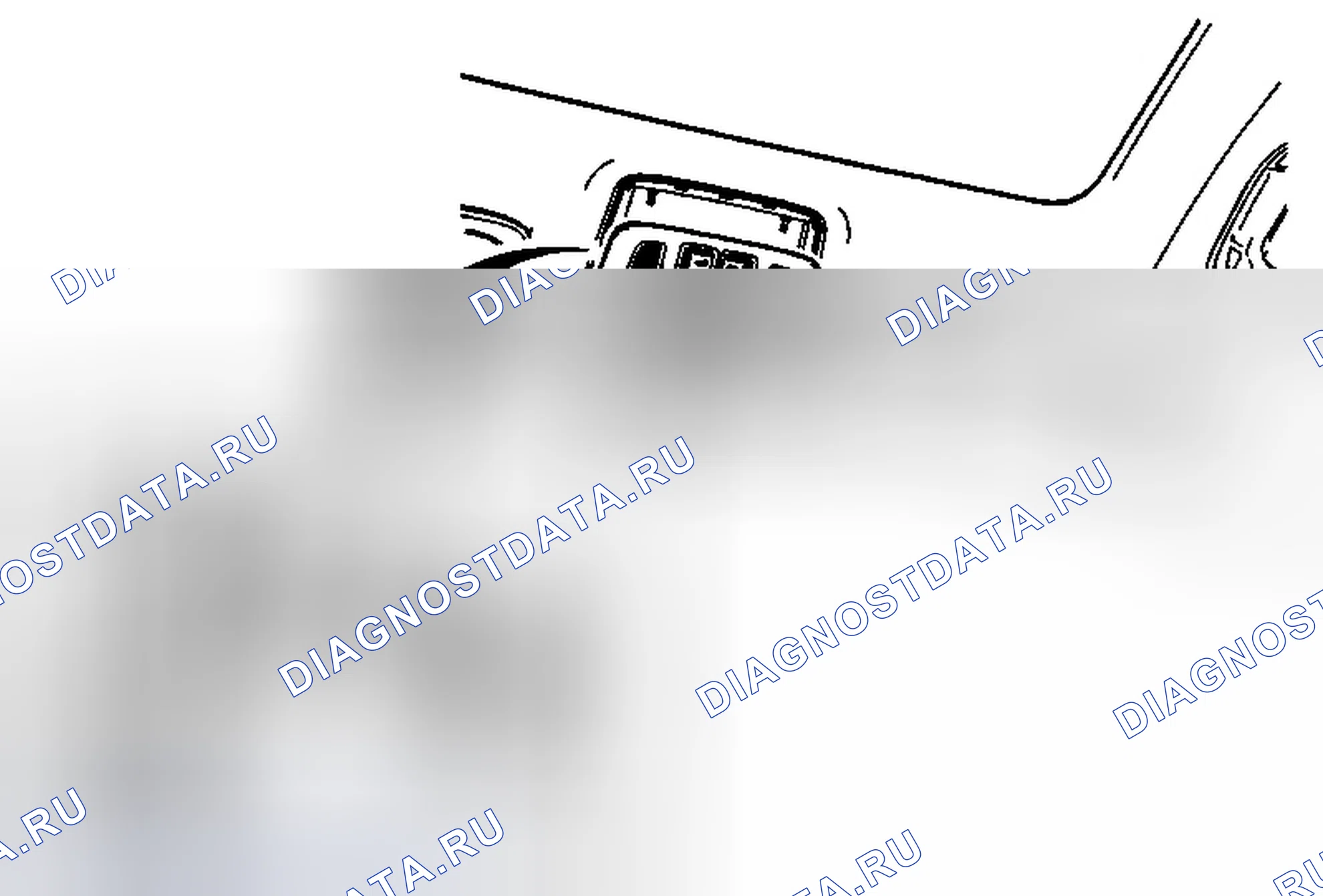 Рис. 6: Замена переключателя люк Sunshade. Buick Regal V