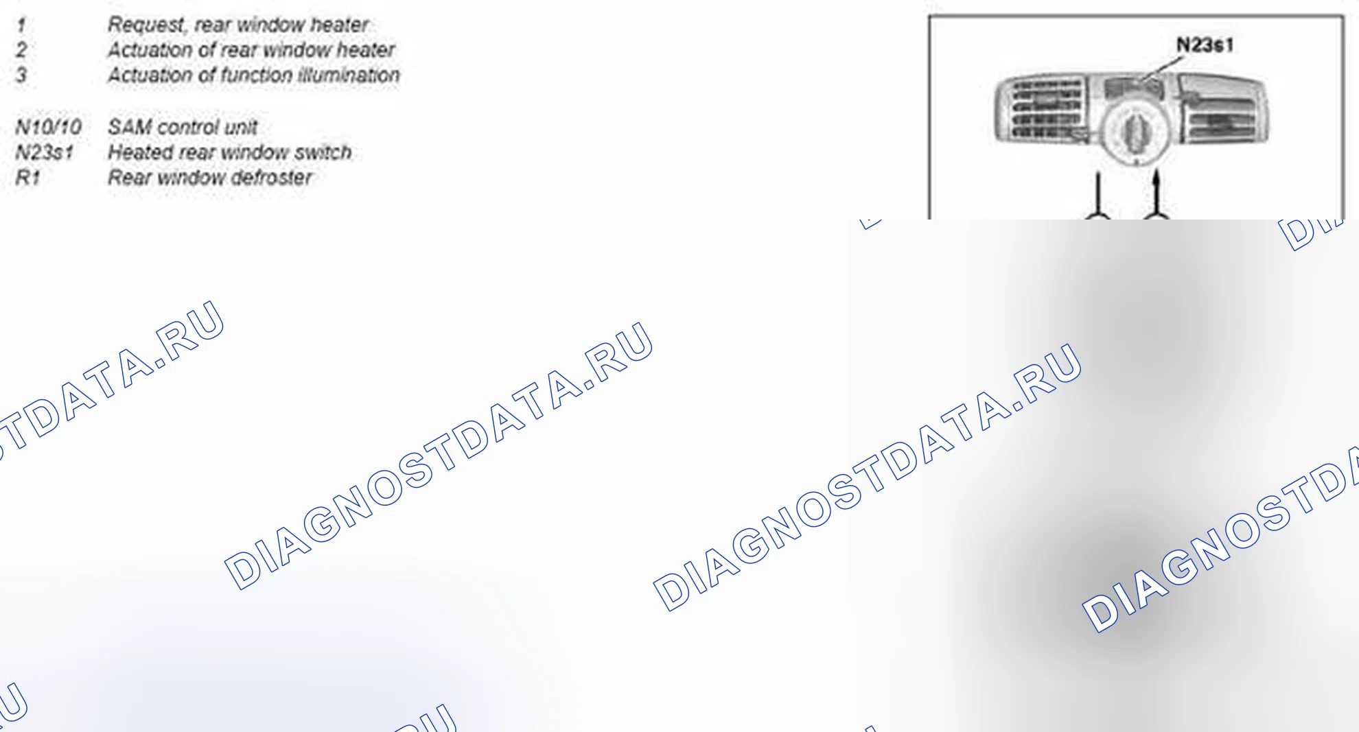 Рис. 39: Обогреваемое заднее стекло, функция - GF67.29-P-0003MCC. Kia Soul I
