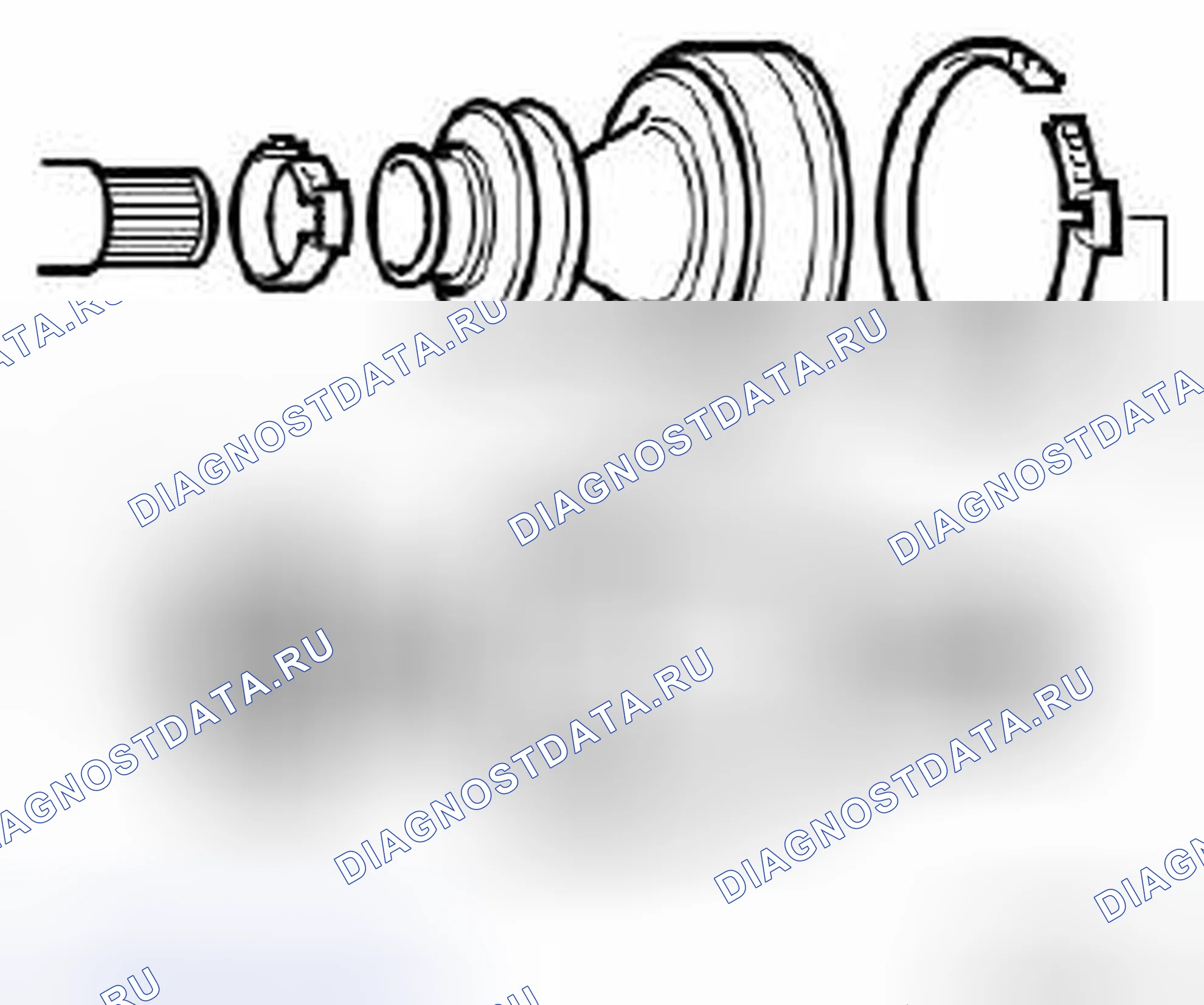 Рис. 66: Универсальные шарниры. Kia Picanto III