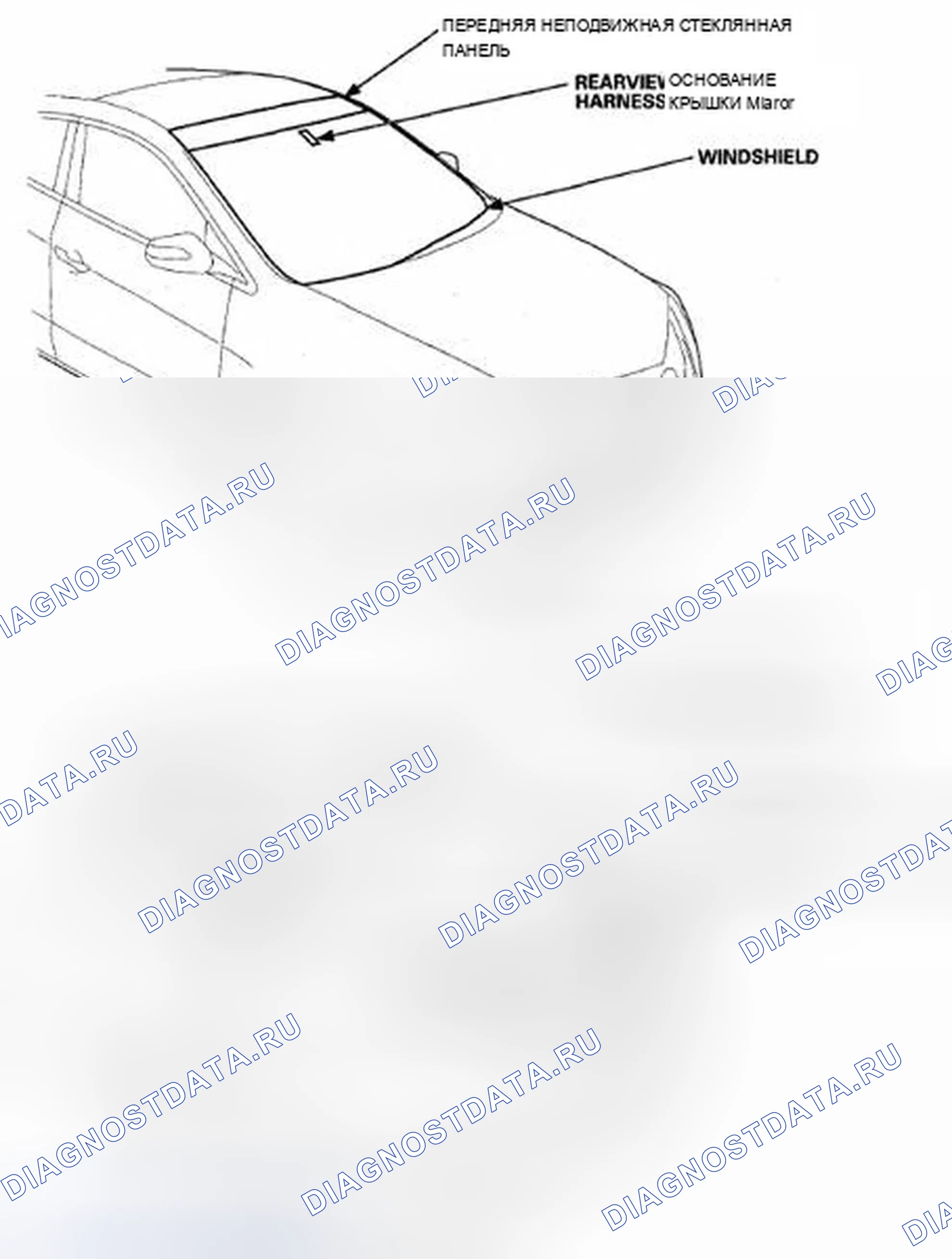 Рис. 44: Указатель расположения компонентов. Acura ZDX I