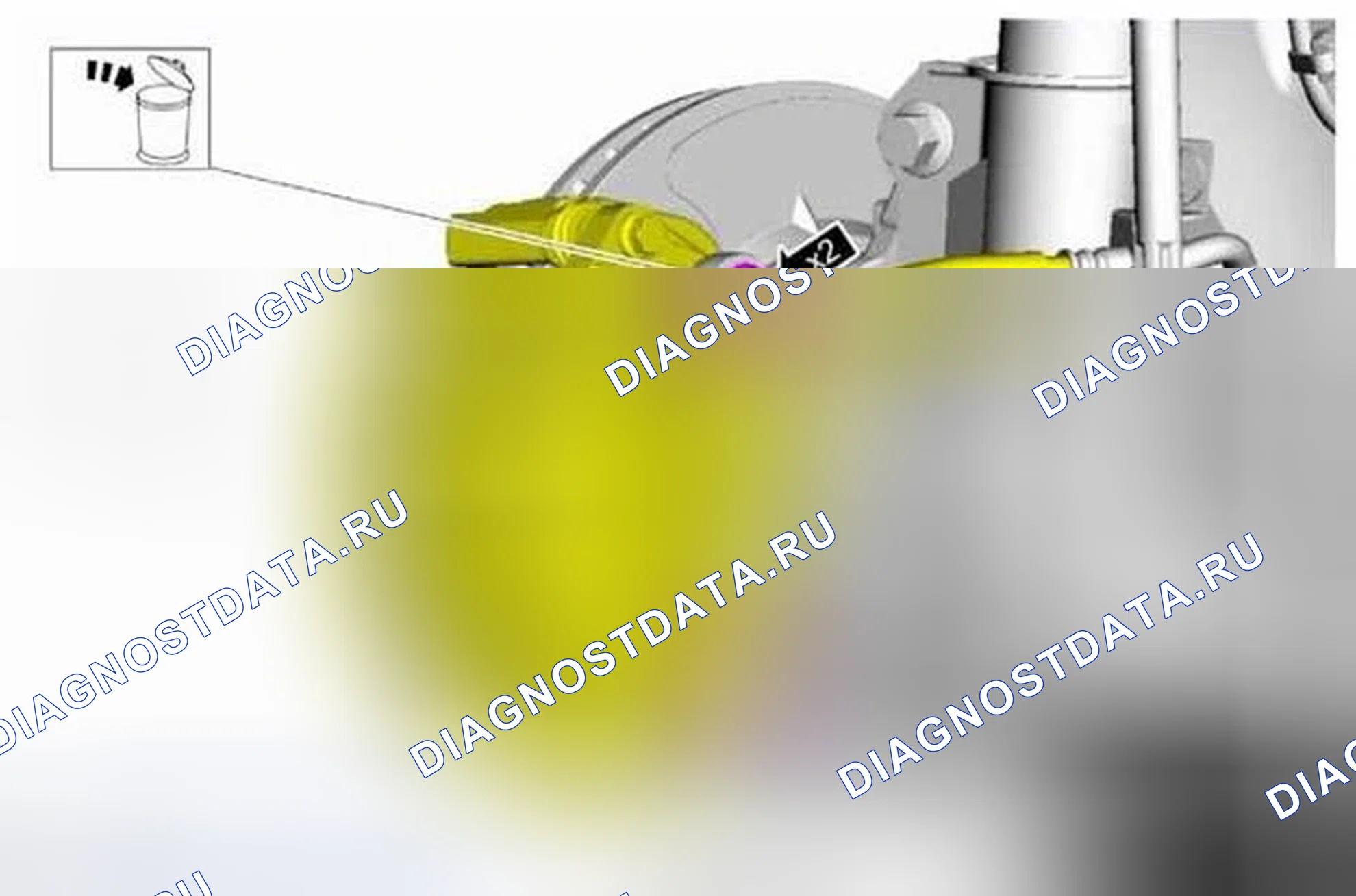 Рис. 22: Демонтаж. Ford Mustang V рестайлинг 2