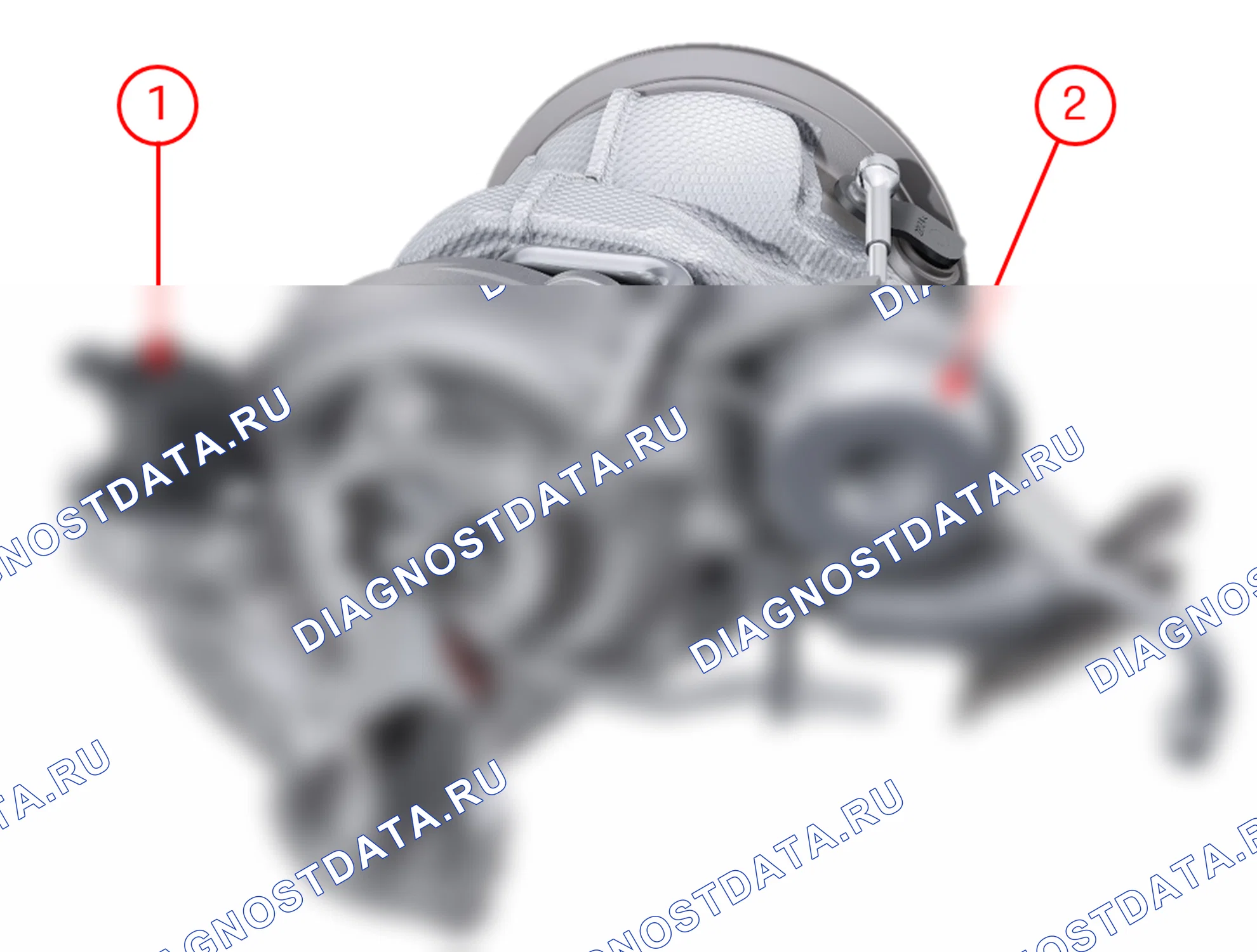 Компоненты турбонагнетателя Twin Scroll в двигателе V6 Monoturbo. Porsche Macan I