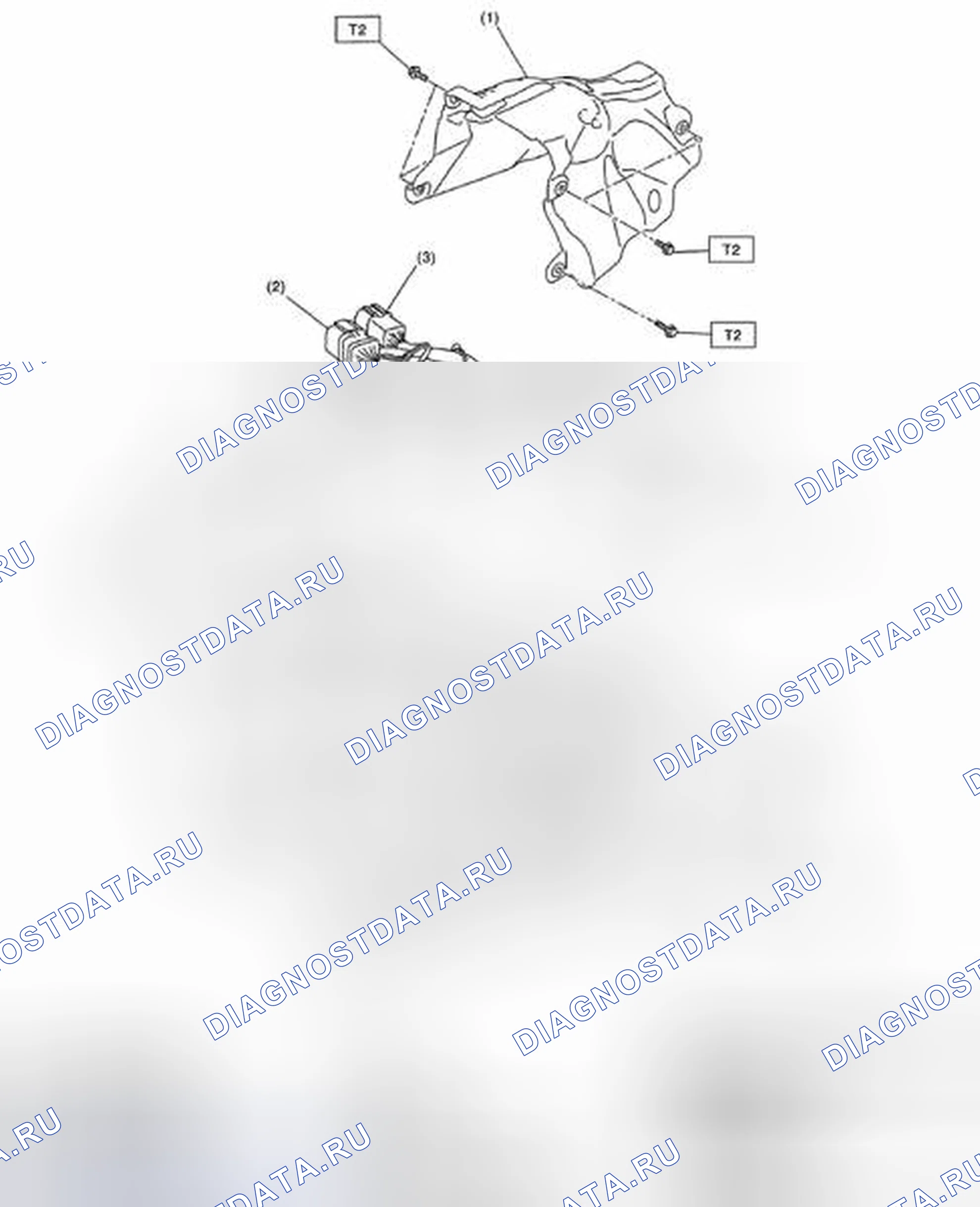 Рис. 567: ЖГУТ ПЕРЕДАЧ И ДАТЧИК. Subaru Outback BR