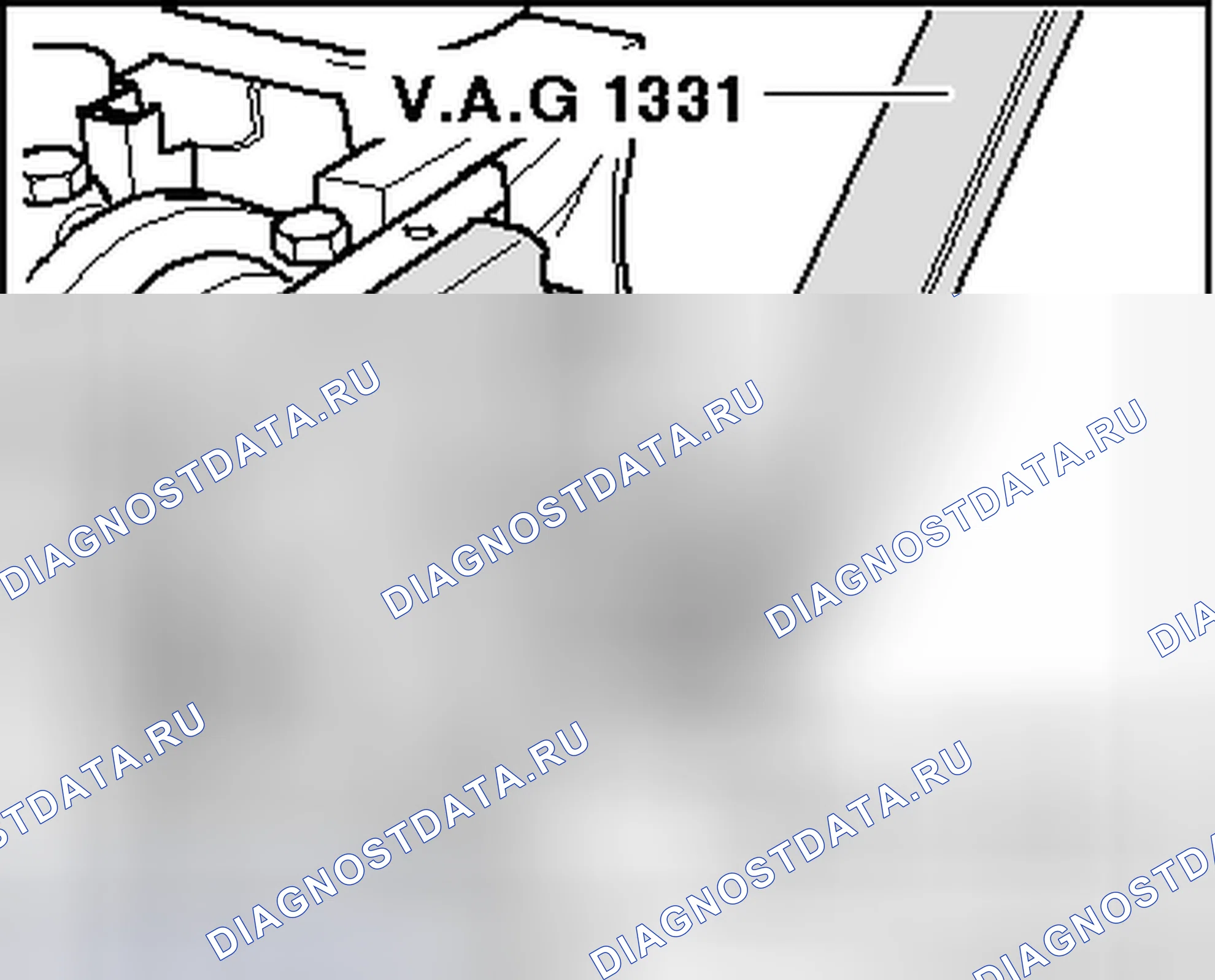 Рис. 21: УСТАНОВКА КОЛЕСА ДАТЧИКА НА ФЛАНЕЦ КОЛЕНЧАТОГО ВАЛА С ПОМОЩЬЮ СБОРОЧНОГО ИНСТРУМЕНТА T10134. Volkswagen Golf Mk7