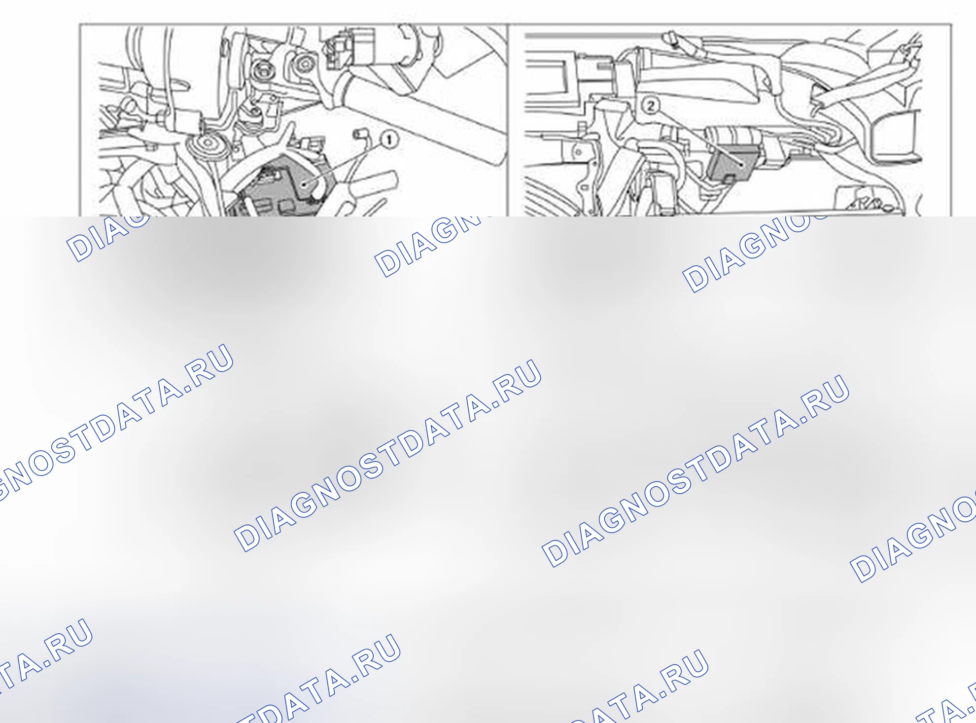 Рис. 26: Расположение компонентов. Nissan Sentra B17 рестайлинг