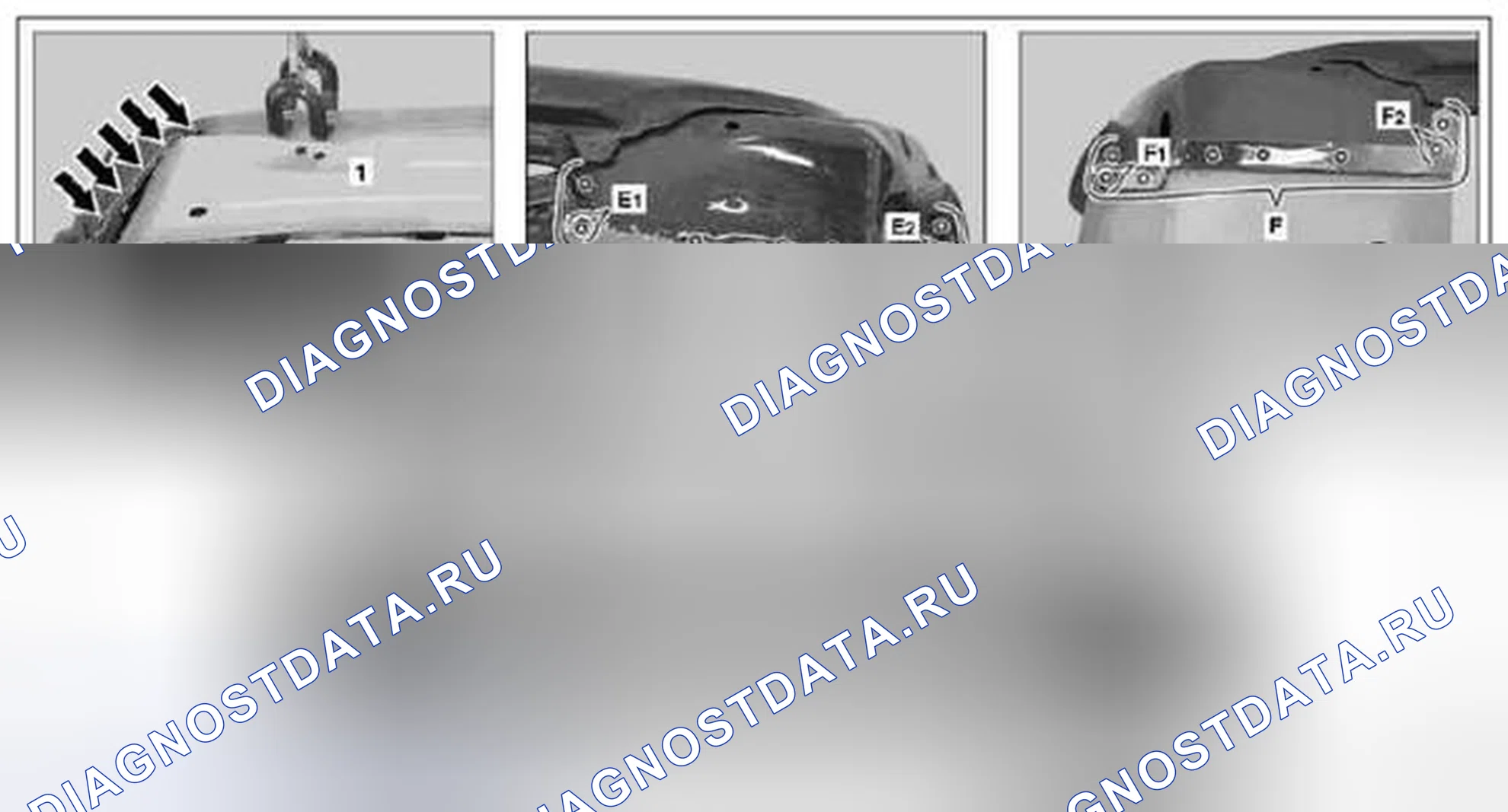 Рис. 349: Установка рамы задней крыши - AR65.20-xtegx1-03MCC P-1008. Kia Soul I