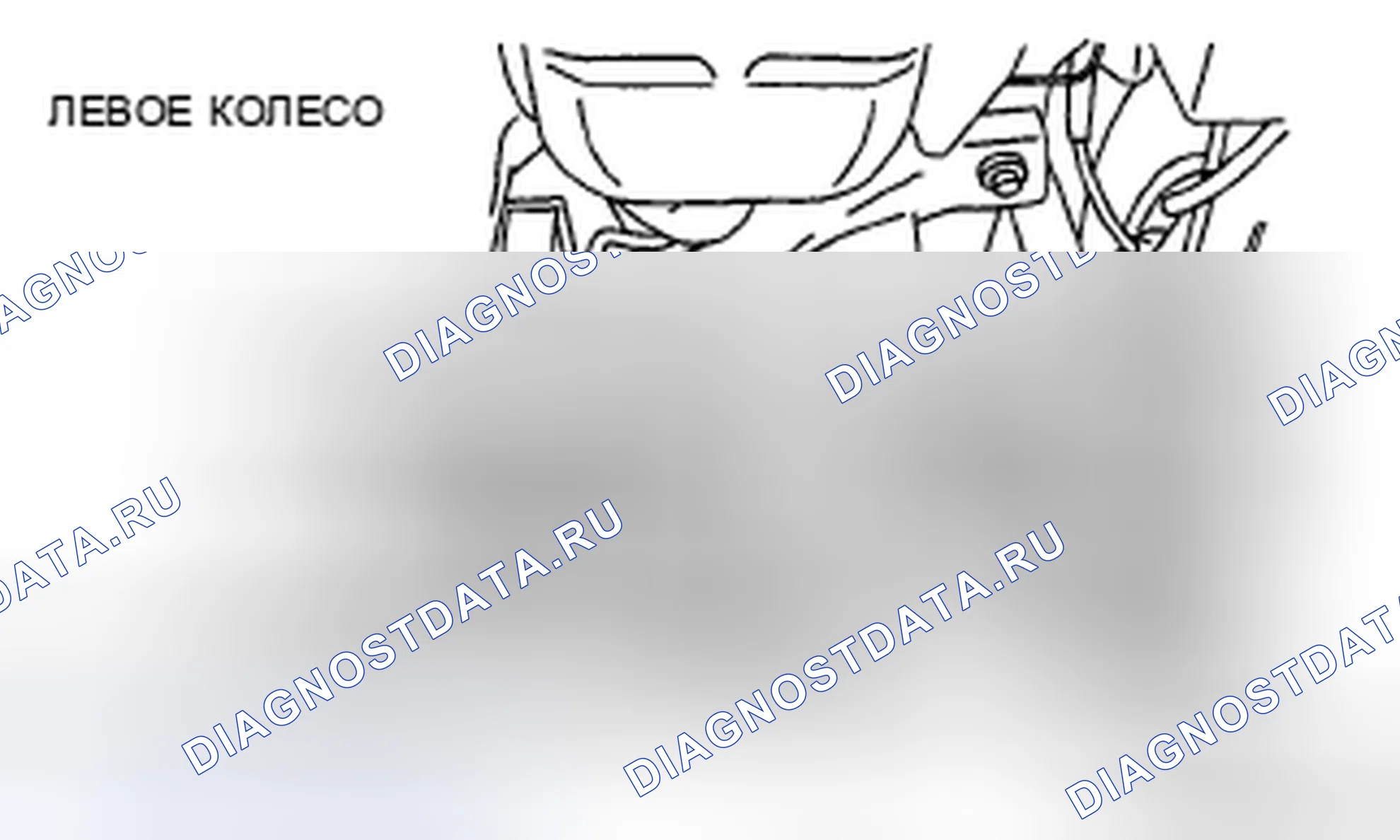 Рис. 4: Общая регулировка схождения. Audi R8 I