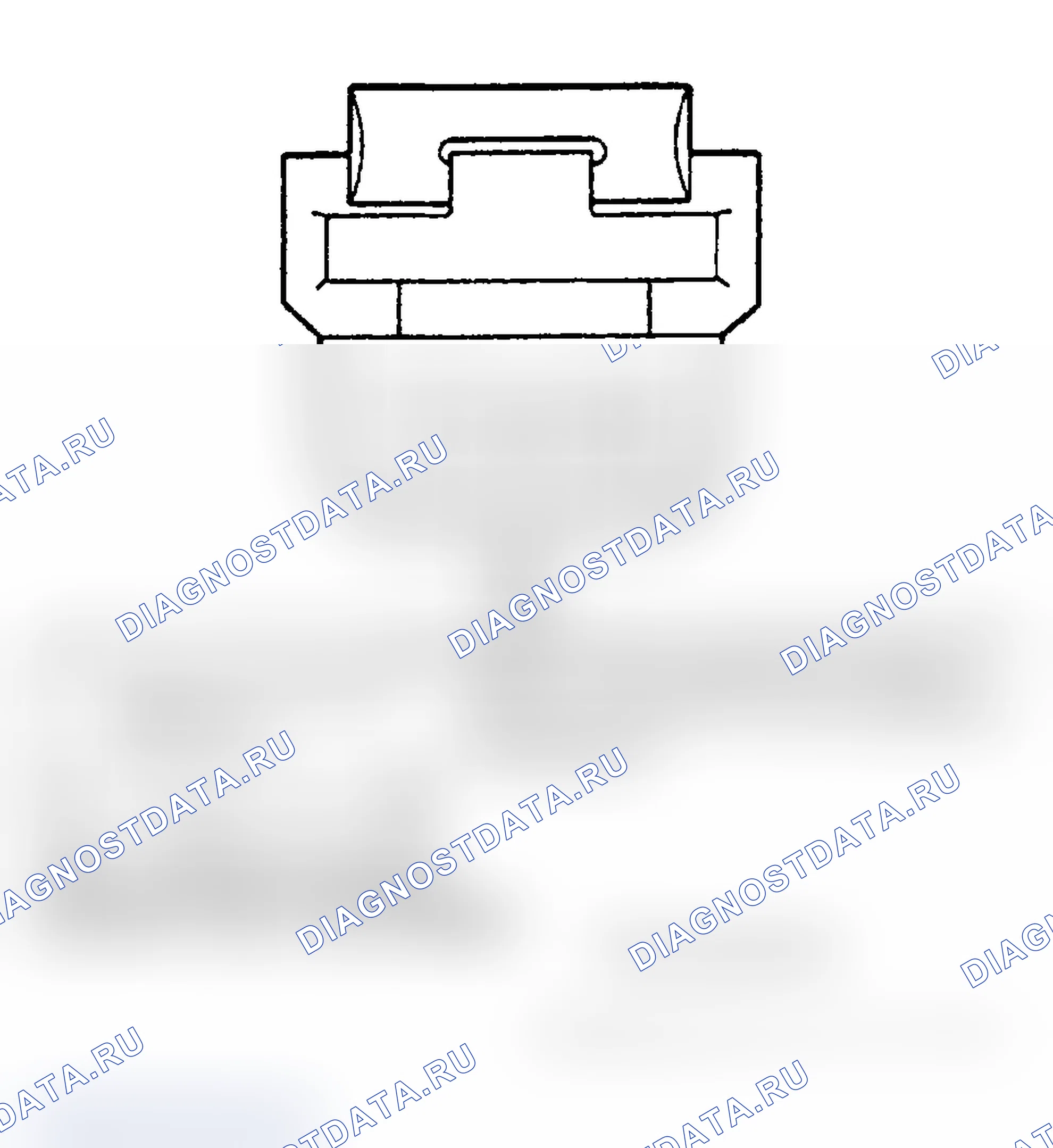 Рис. 97: ИДЕНТИФИКАЦИЯ СОЕДИНИТЕЛЯ. Pontiac Grand Prix VI