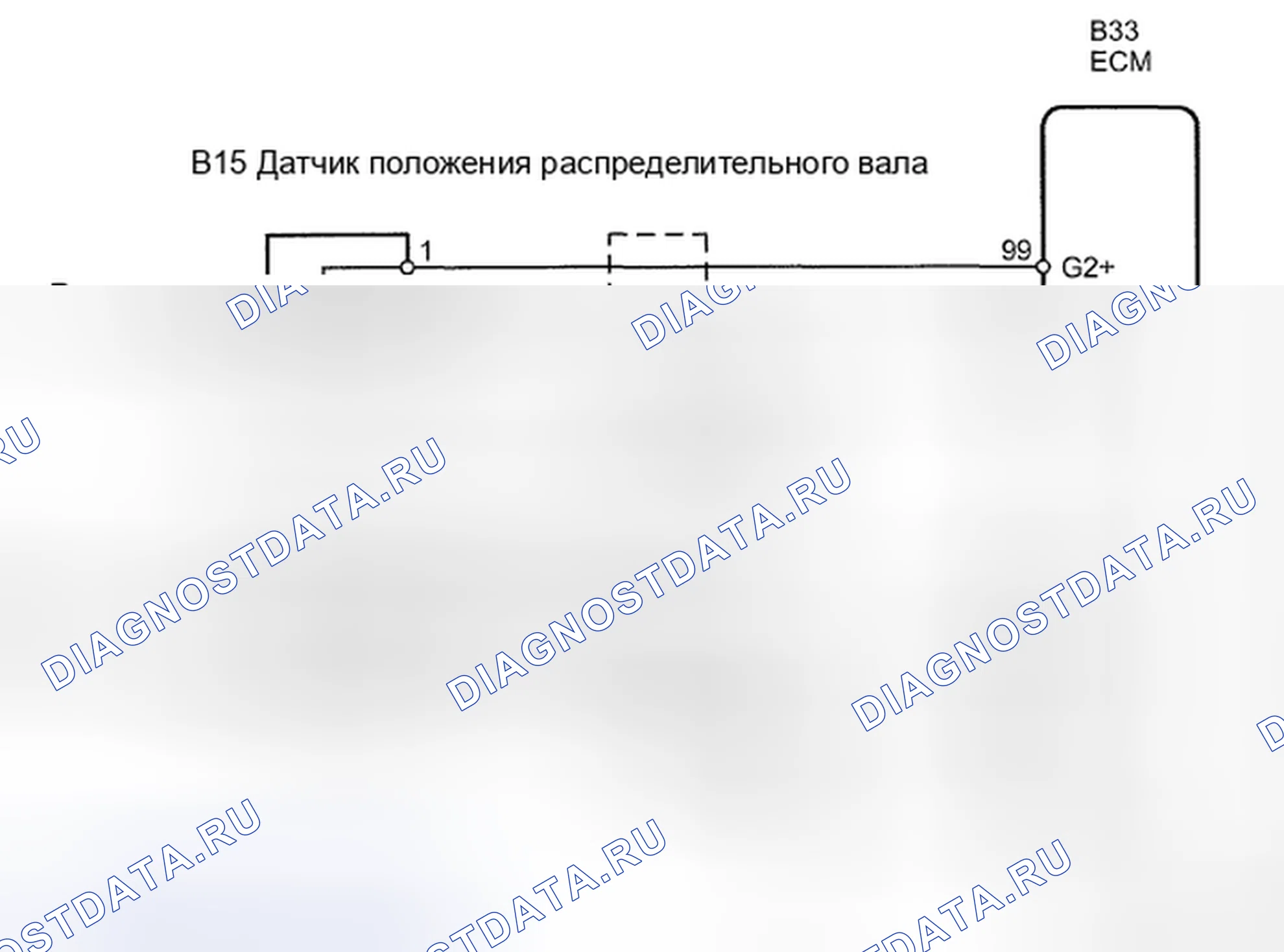Рис. 4: Схема системы зажигания (2 из 2). Scion xB II