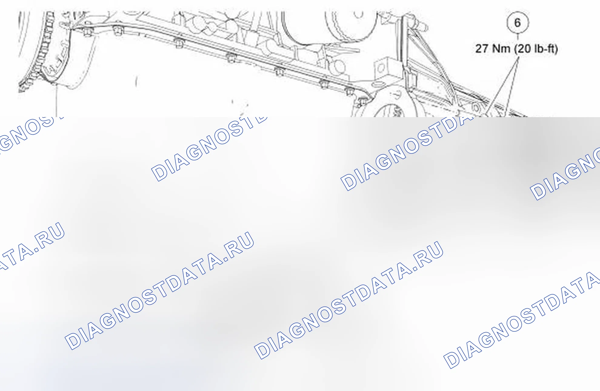 Рис. 24: Стартерный двигатель - 3,0 л. Ford Ranger II