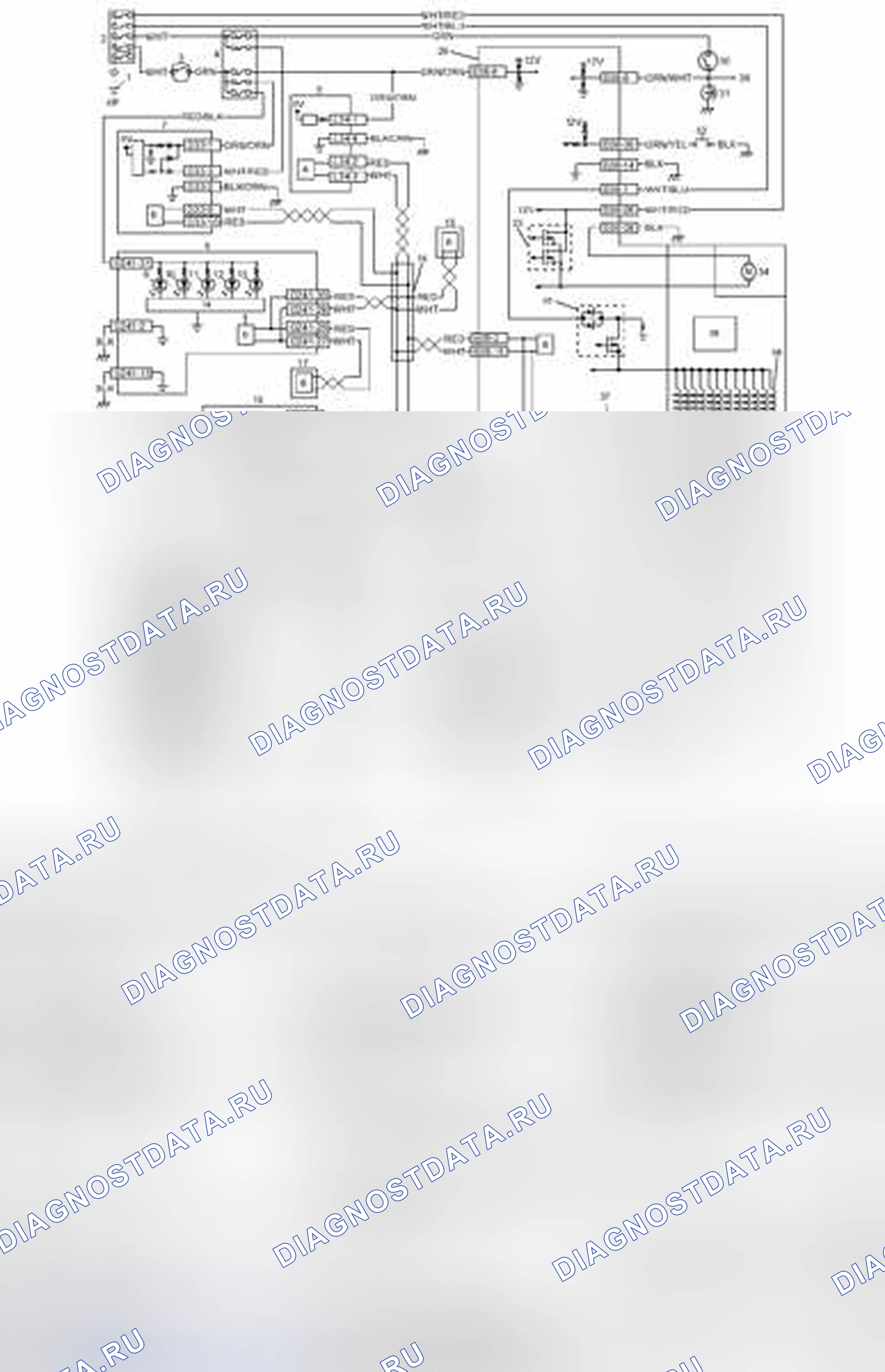 Рис. 3: электросхема ESP ®. Suzuki SX4 I рестайлинг