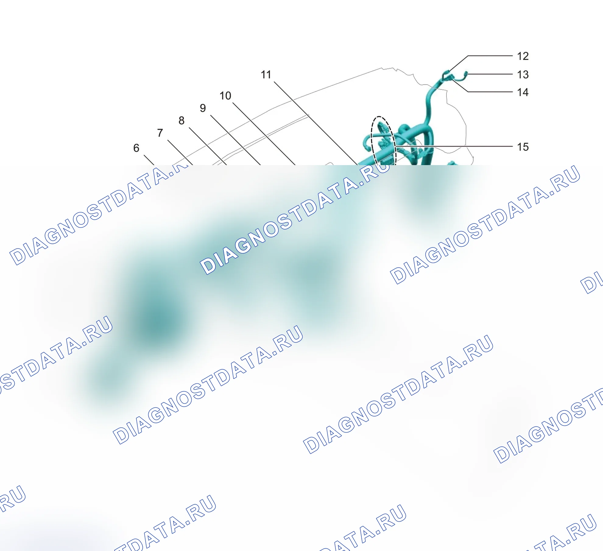 Расположение проводки: Жгут проводов КИПиА (GW4D20M)-B2 (схема жгута). Great-Wall King Kong Cannon I