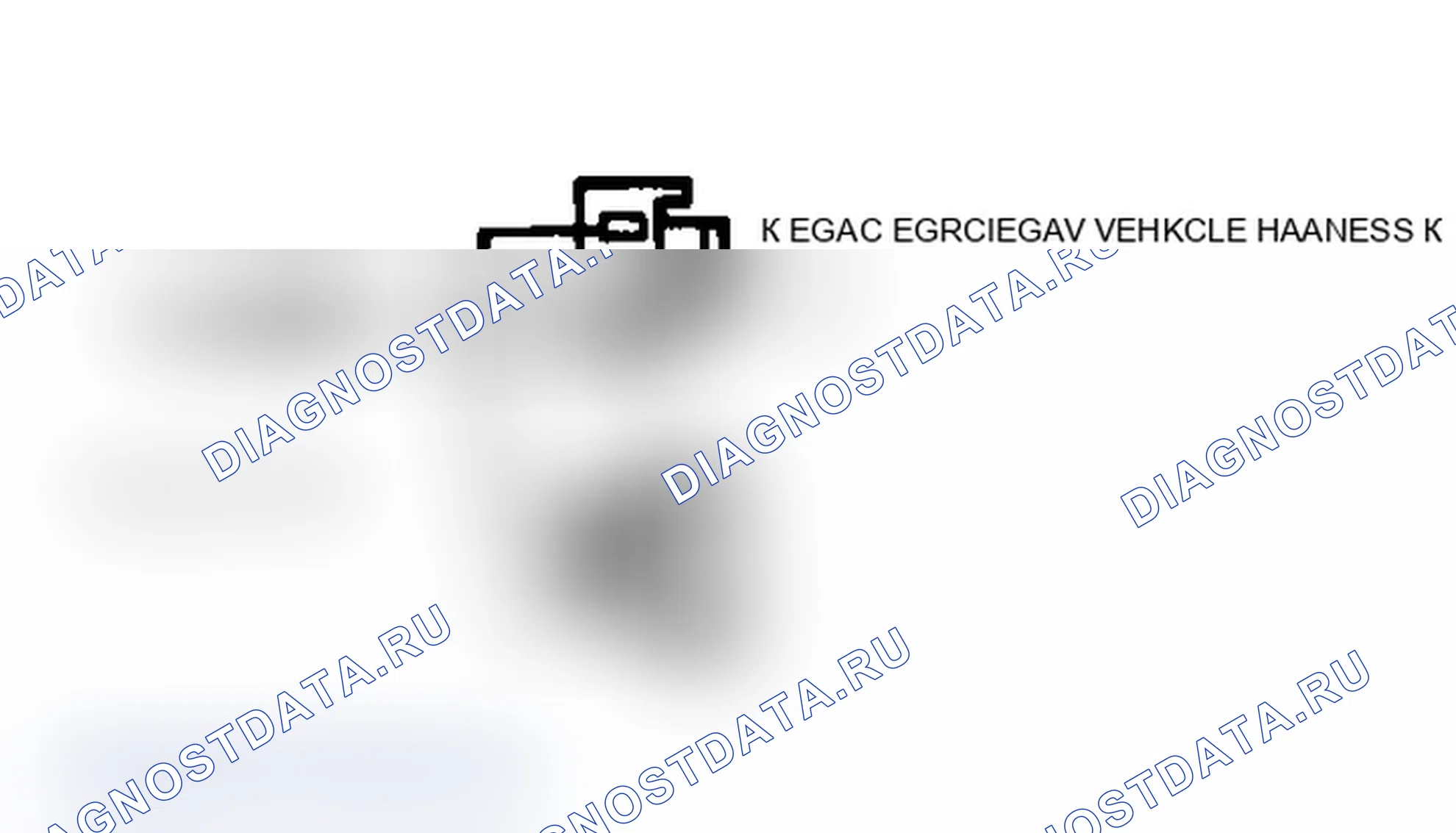 Рис. 17: Соединители жгутов транспортных средств EGRC и EGRV. Mercury Topaz II