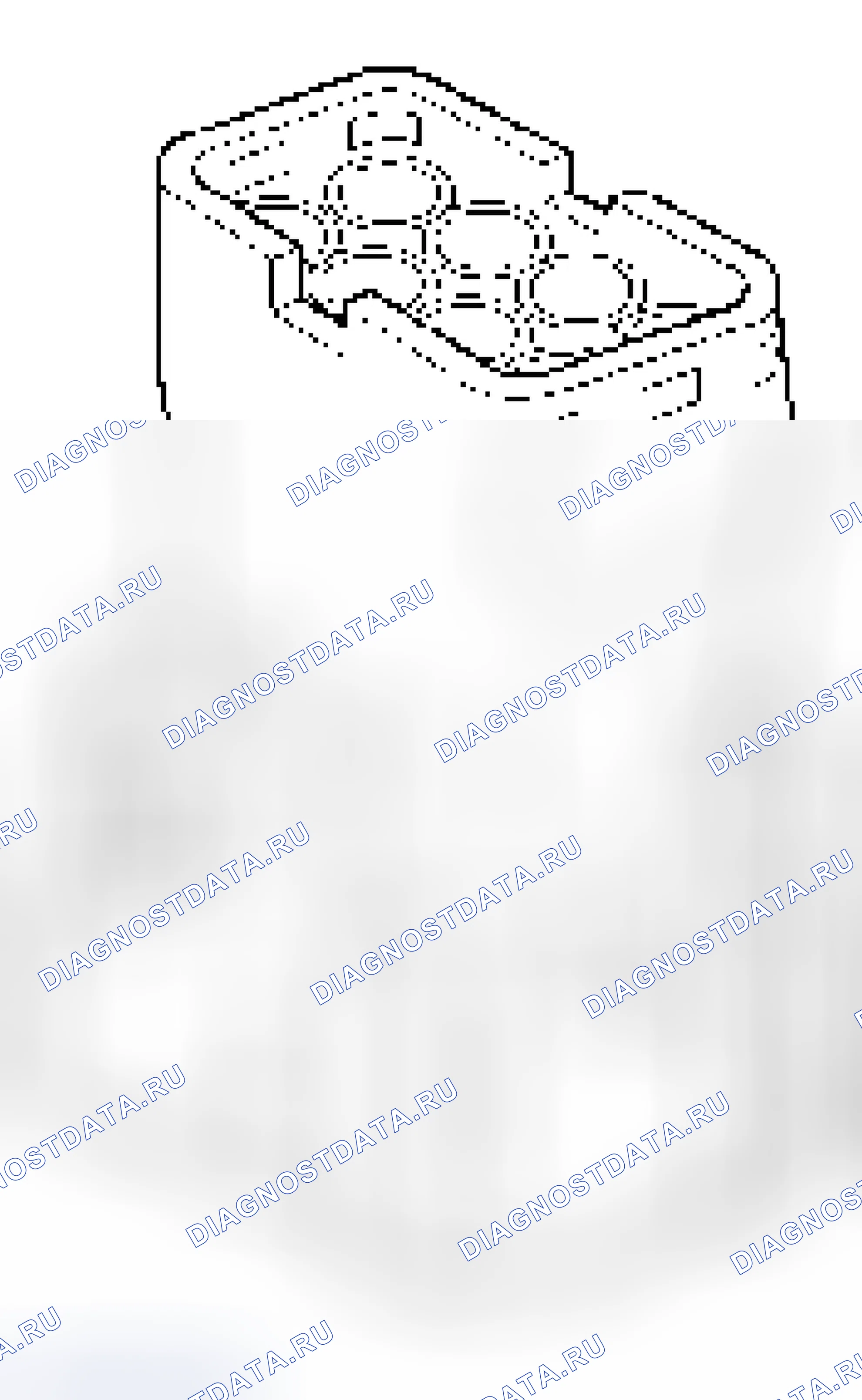 Рис. 116: Переходник (8-контактный тип). Isuzu Axiom I