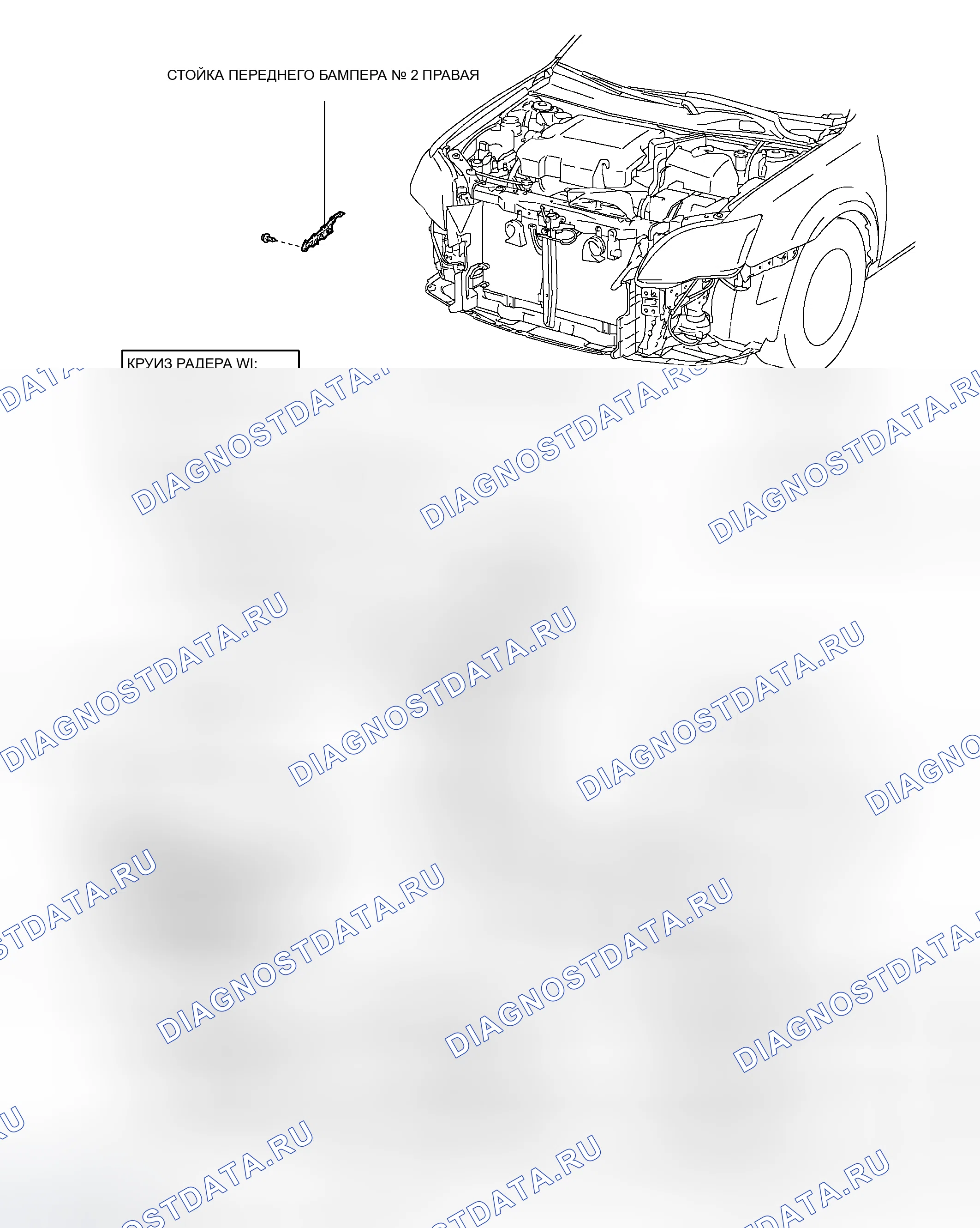 Рис. 1: КОМПОНЕНТЫ. Toyota Avalon XX30